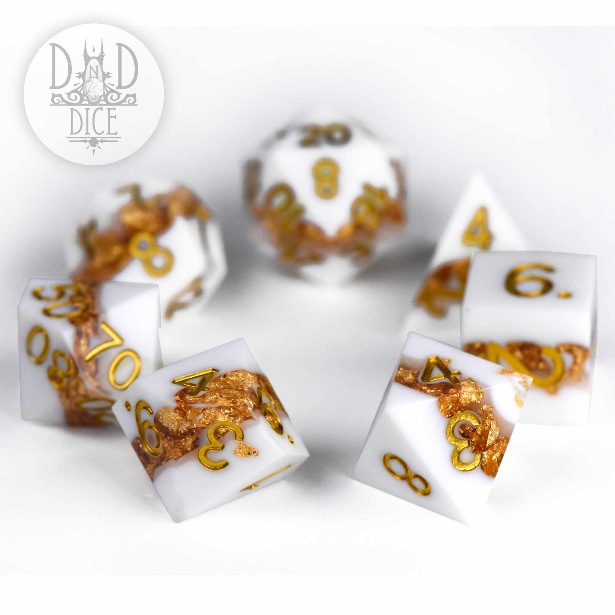 Gilded Vein Handmade Dice Set - Image 3