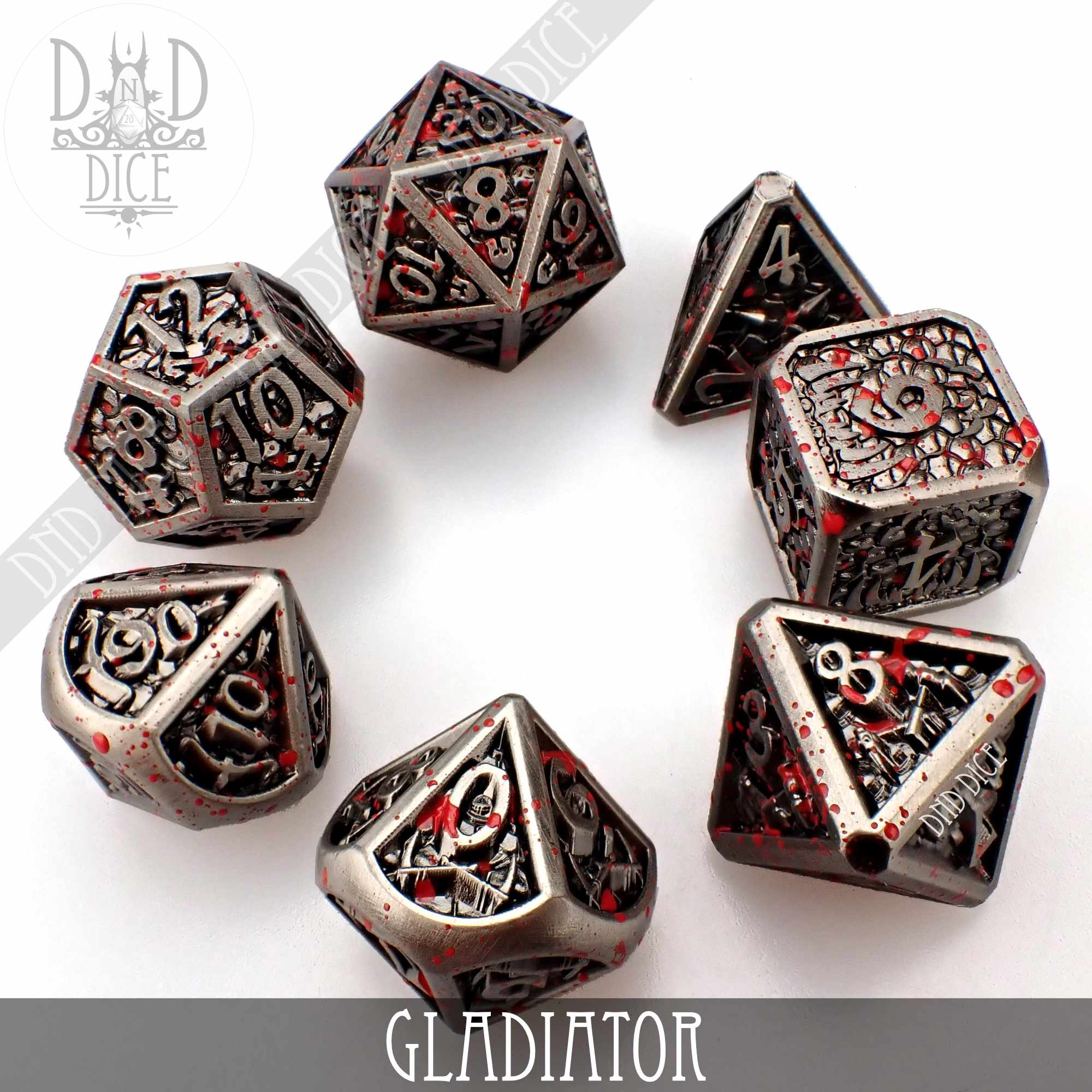 Gladiator Metal Dice Set - Image 3