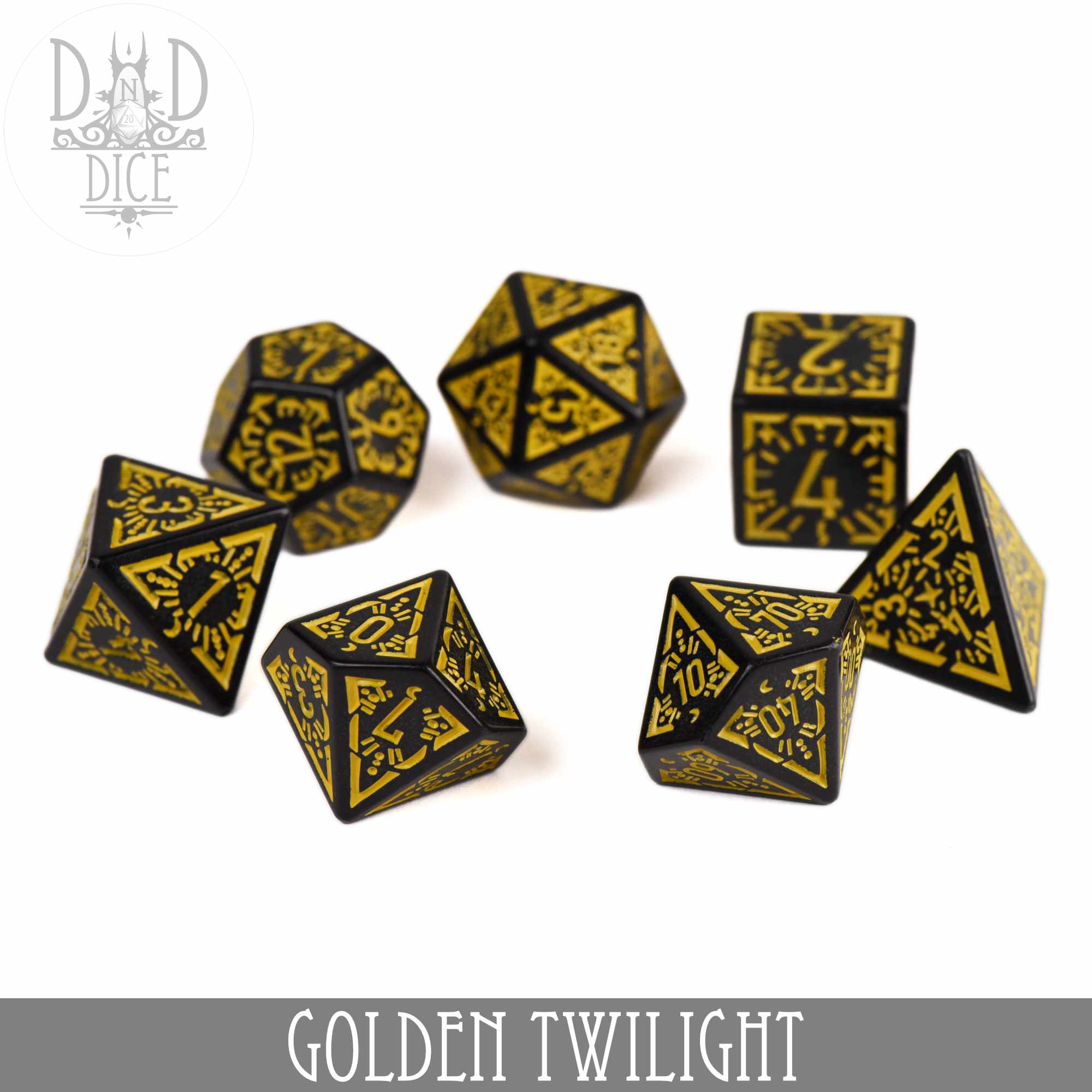 Golden Twilight Dice Set - Image 3