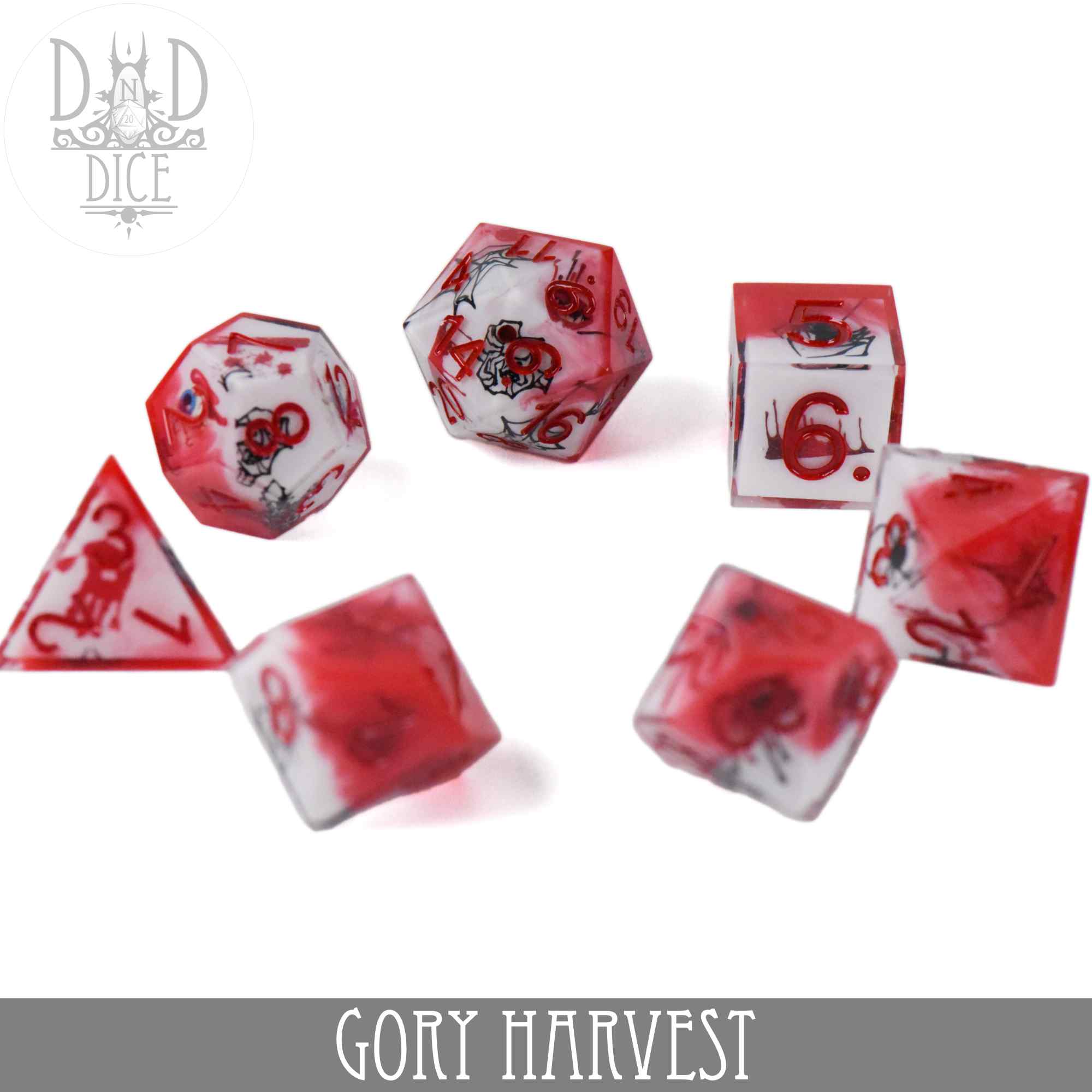 Gory Harvest Handmade Dice Set - Image 3