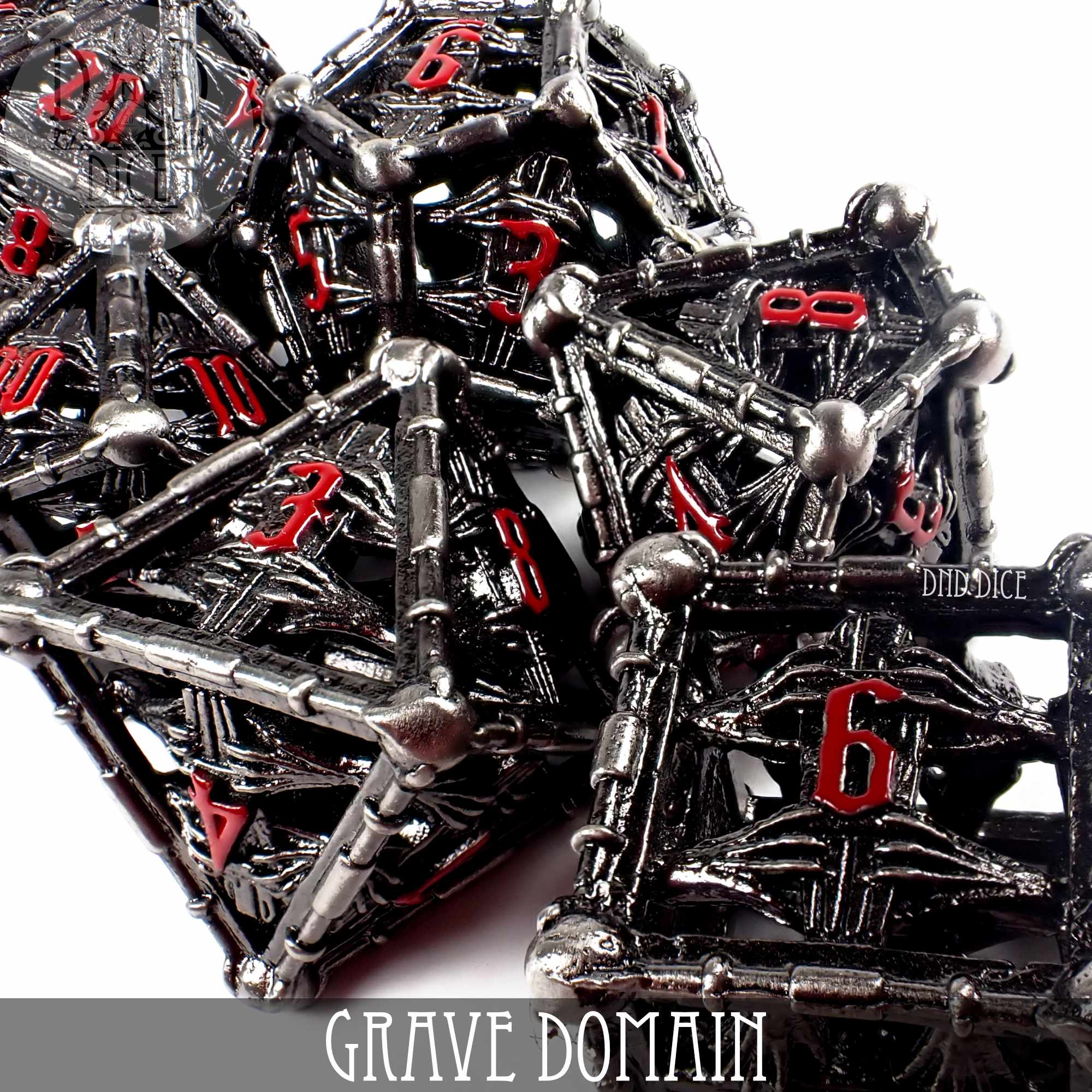 Grave Domain Metal Dice Set (Gift Box) - Image 2