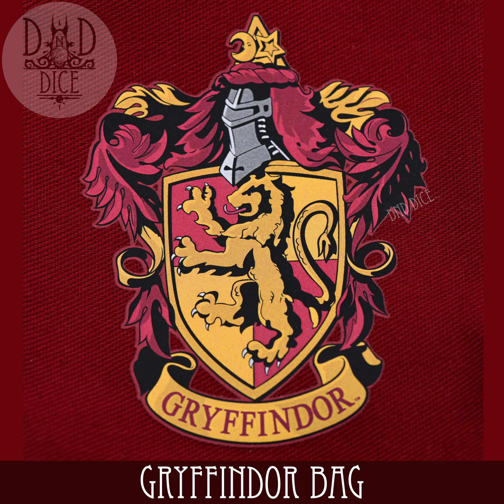 Harry Potter - Gryffindor Dice Bag & 5D6 - Image 3