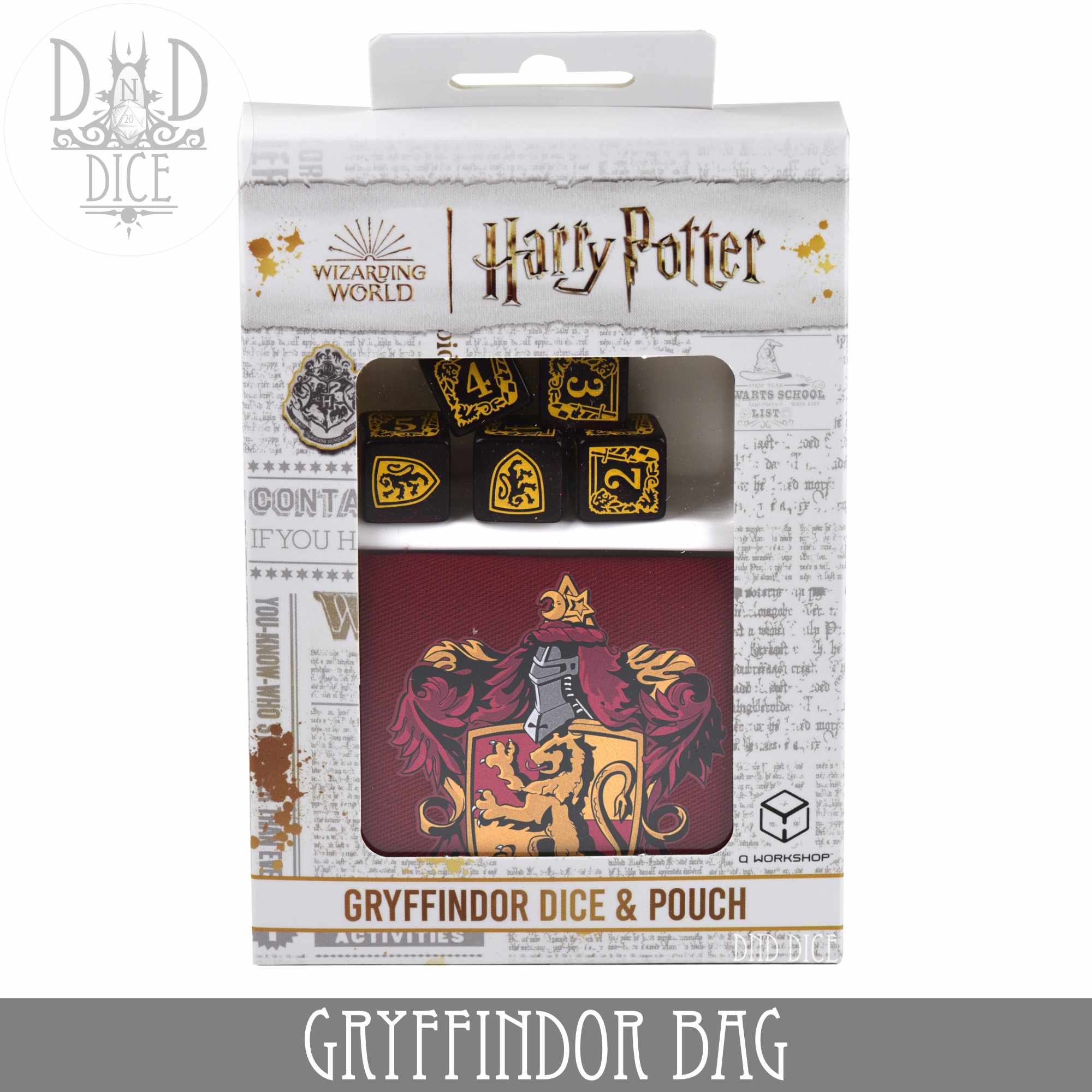 Harry Potter - Gryffindor Dice Bag & 5D6 - Image 4
