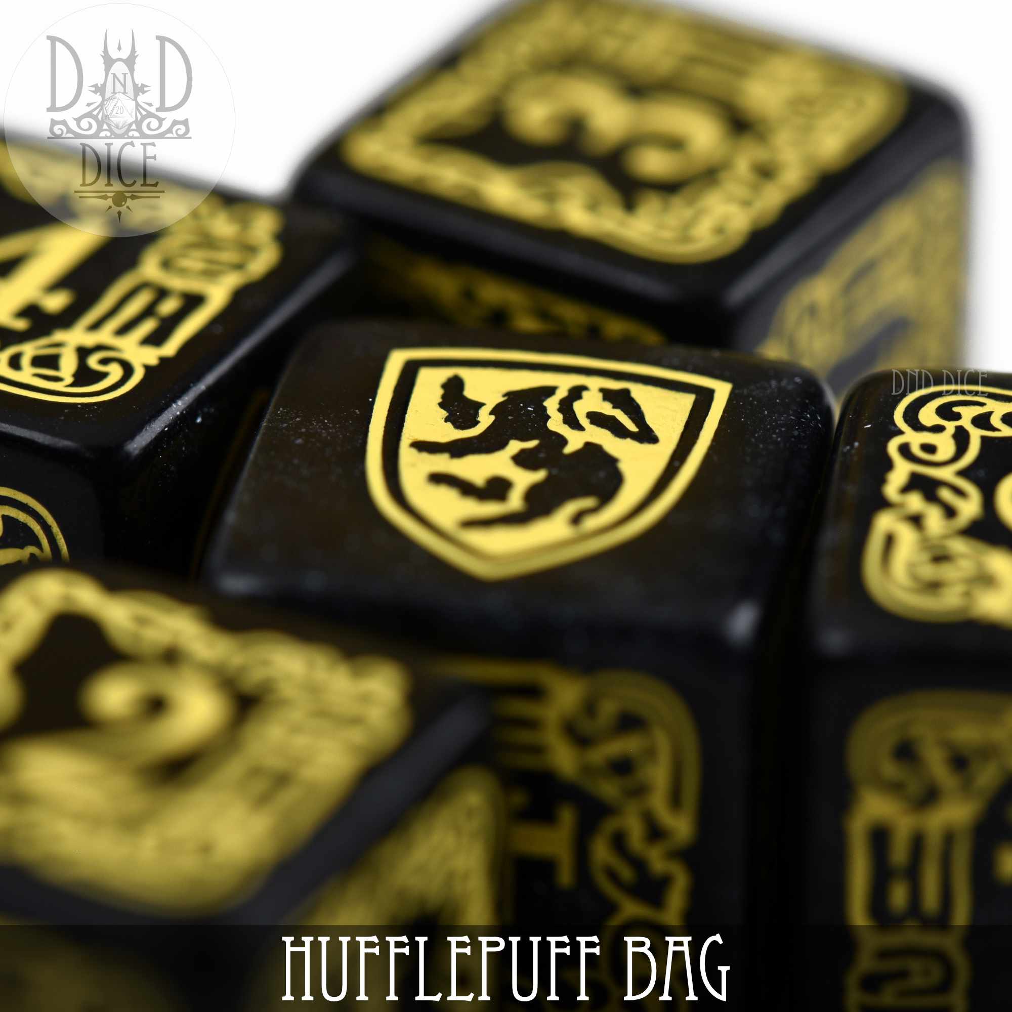 Harry Potter - Hufflepuff Dice Bag & 5D6 - Image 2