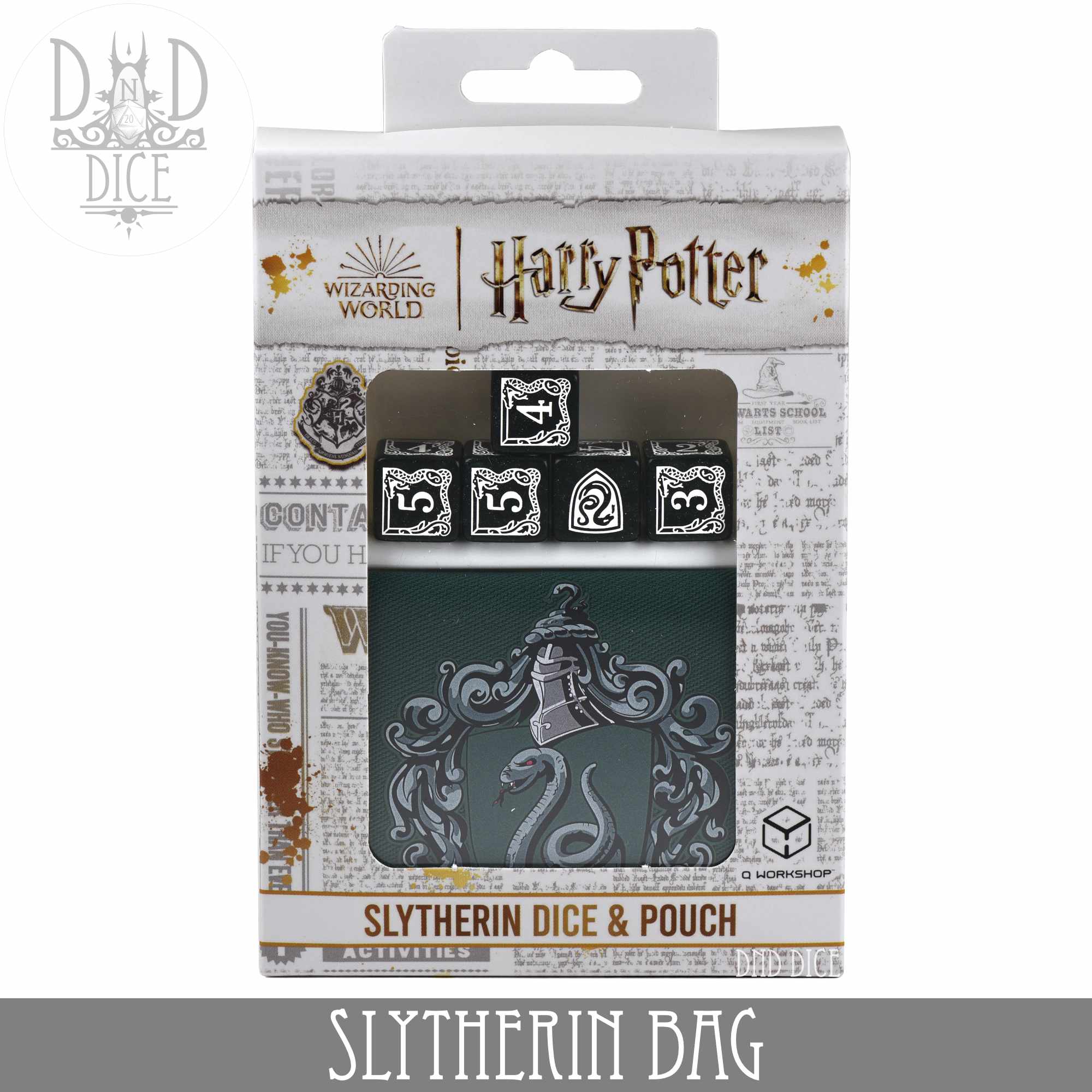Harry Potter - Slytherin Dice Bag & 5D6 - Image 4