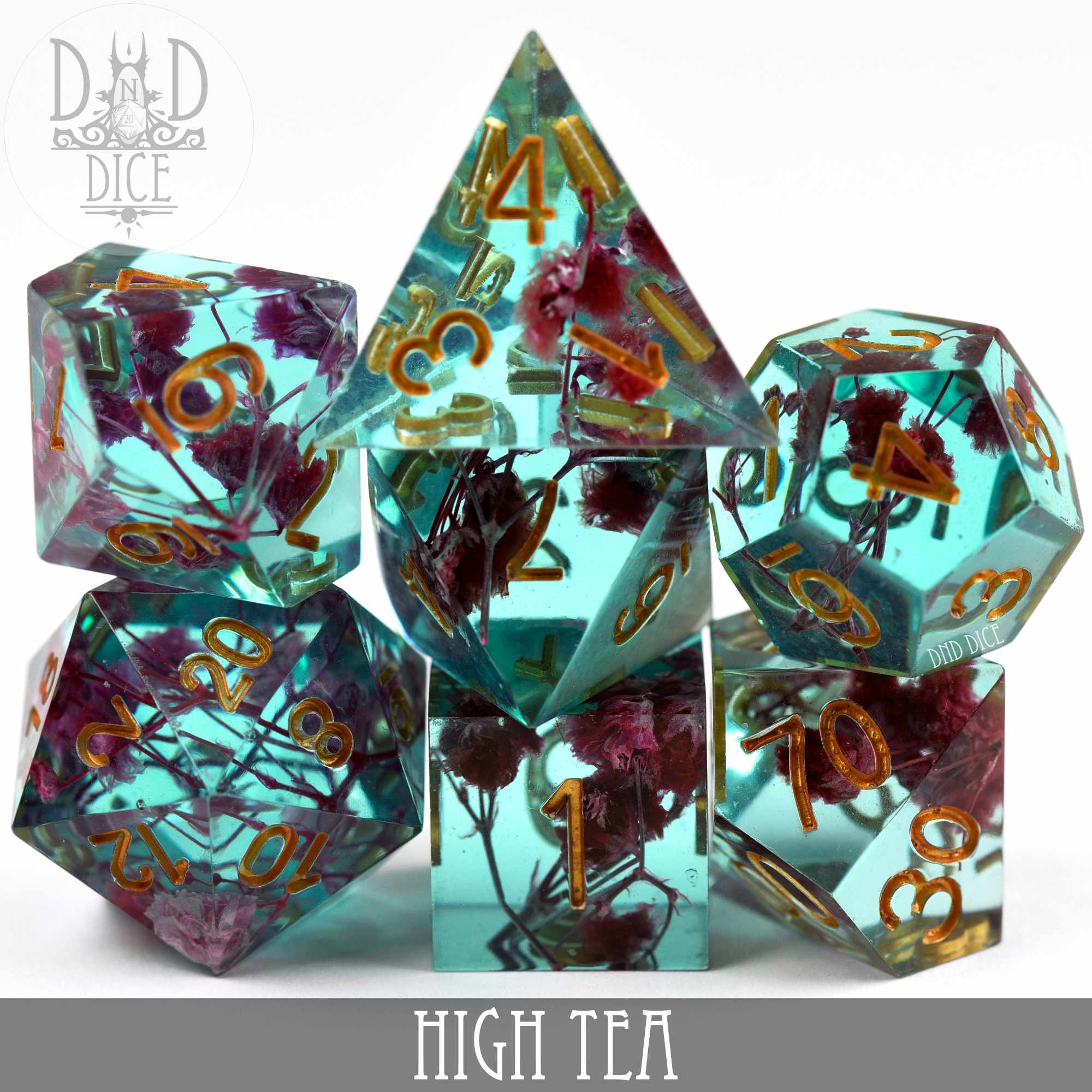 High Tea Handmade Dice Set - Image 2