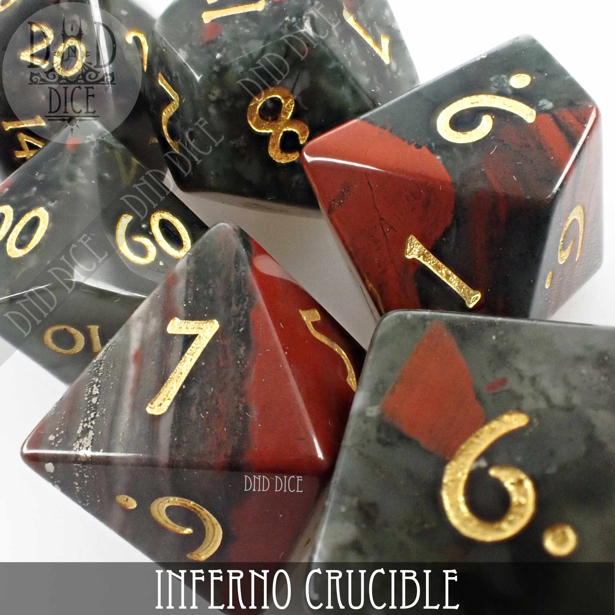 Inferno Crucible Bloodstone Dice Set (Gift Box) - Image 2