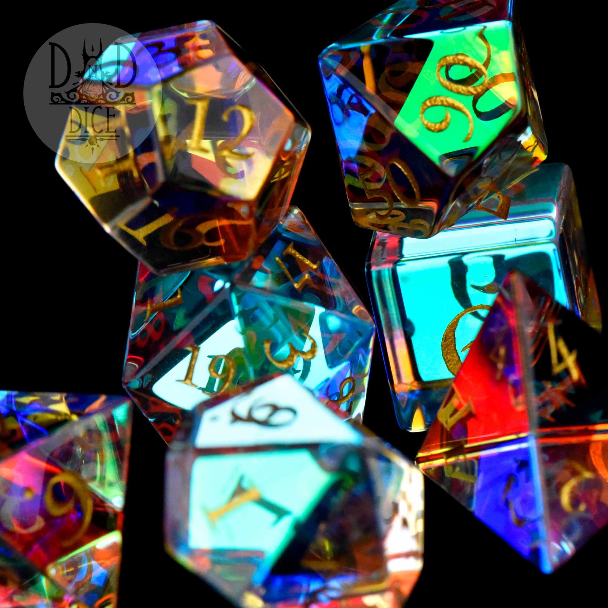 Infinity Prism Glass Dice Set (Gift Box) - Image 2