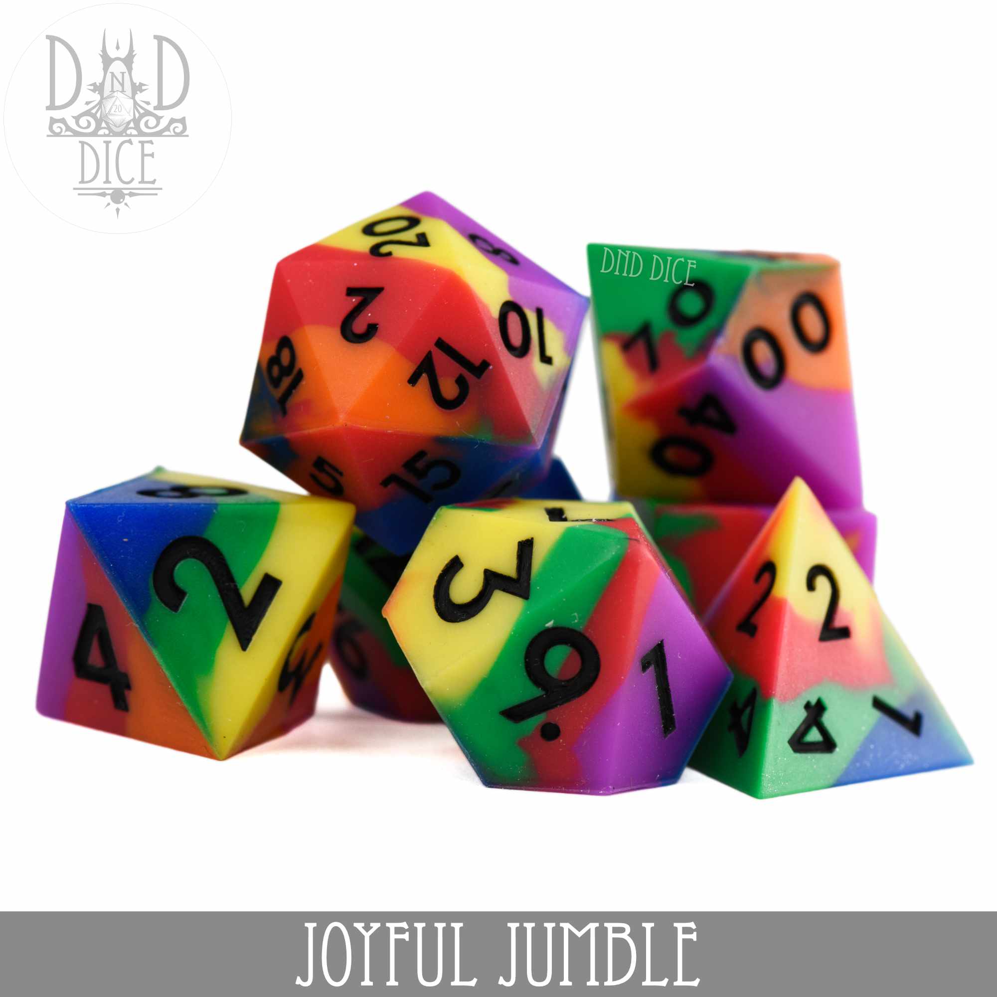 Joyful Jumble Silicone Dice Set - Image 2