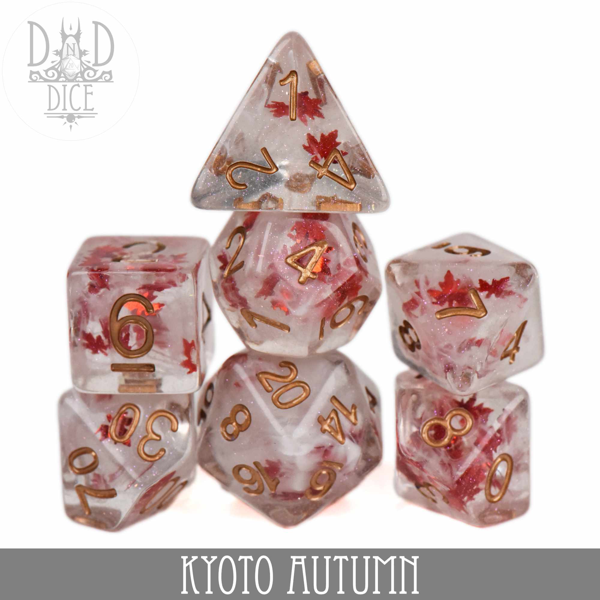 Kyoto Autumn Dice Set - Image 2