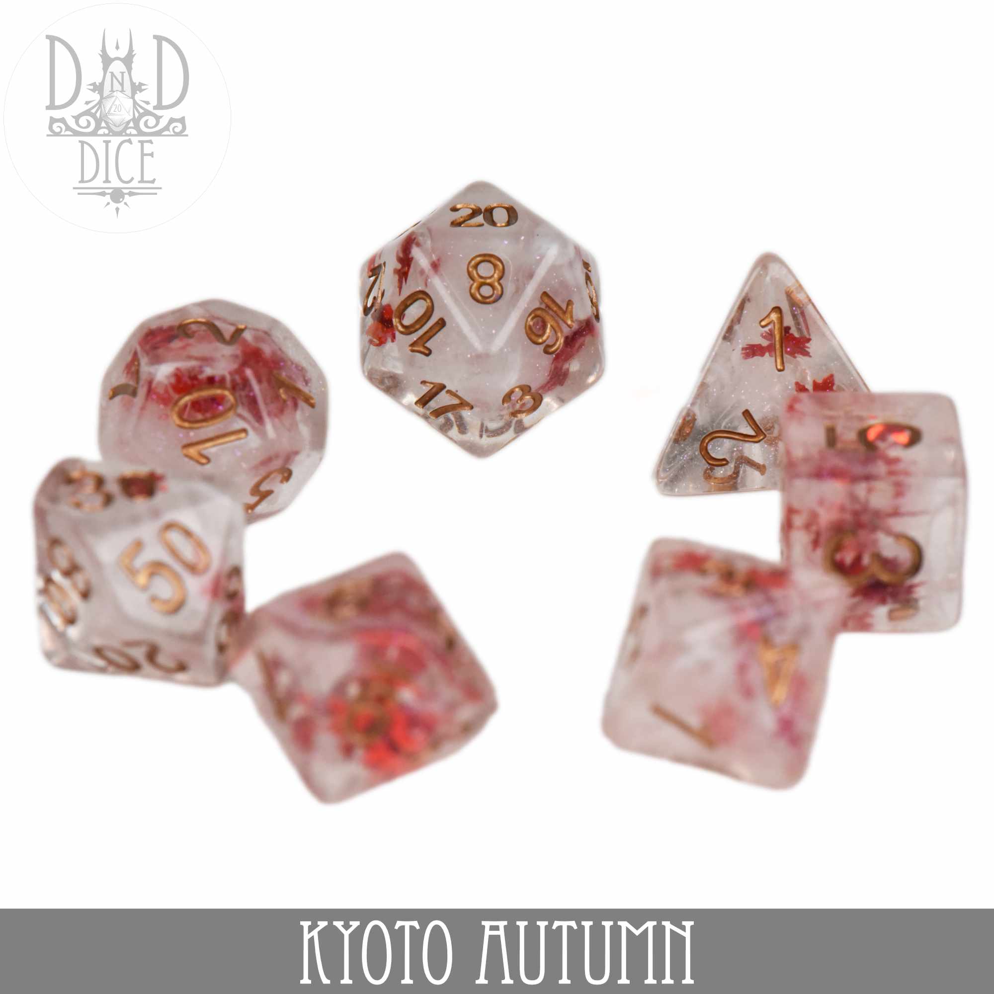Kyoto Autumn Dice Set - Image 3
