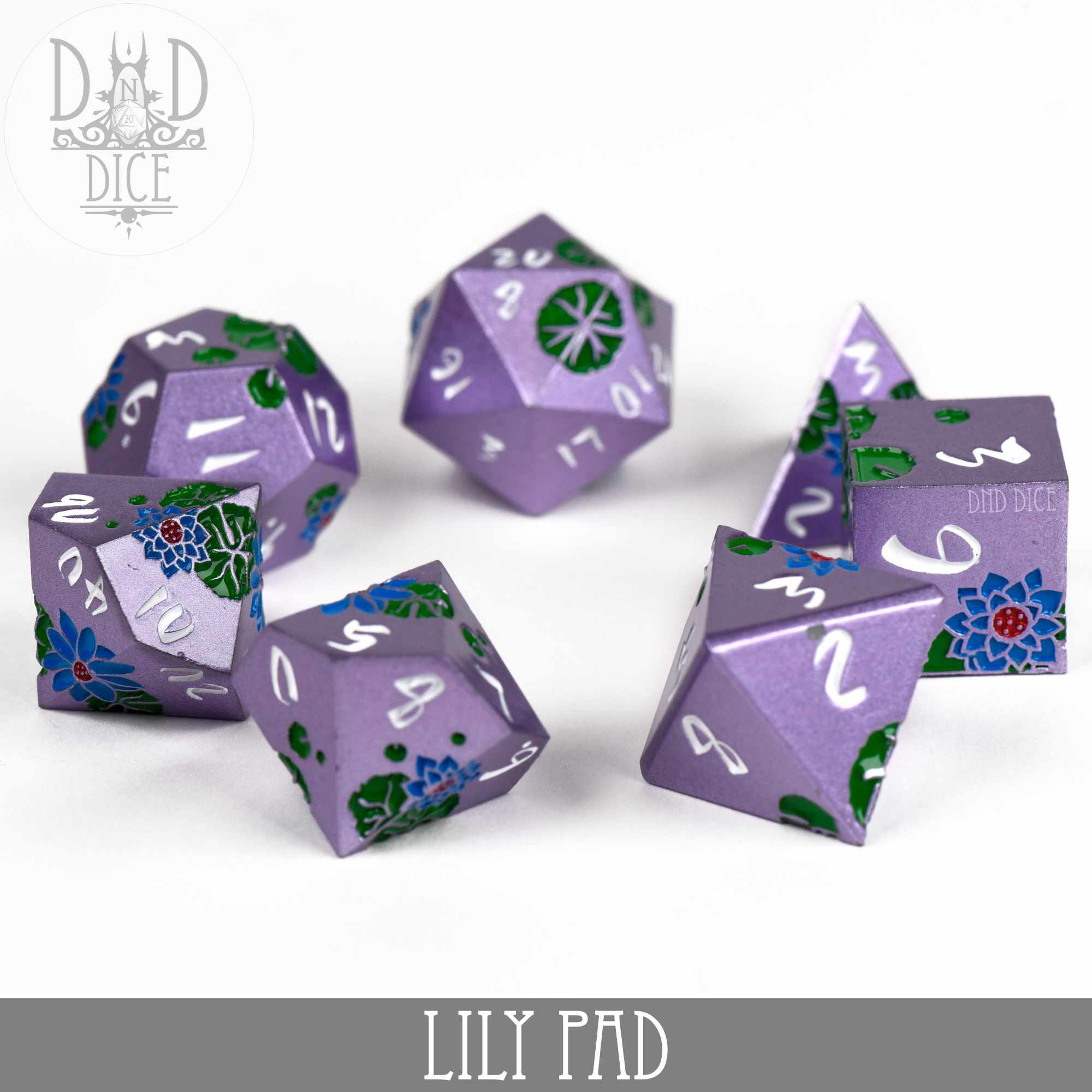 Lily Pad Metal Dice Set - Image 3