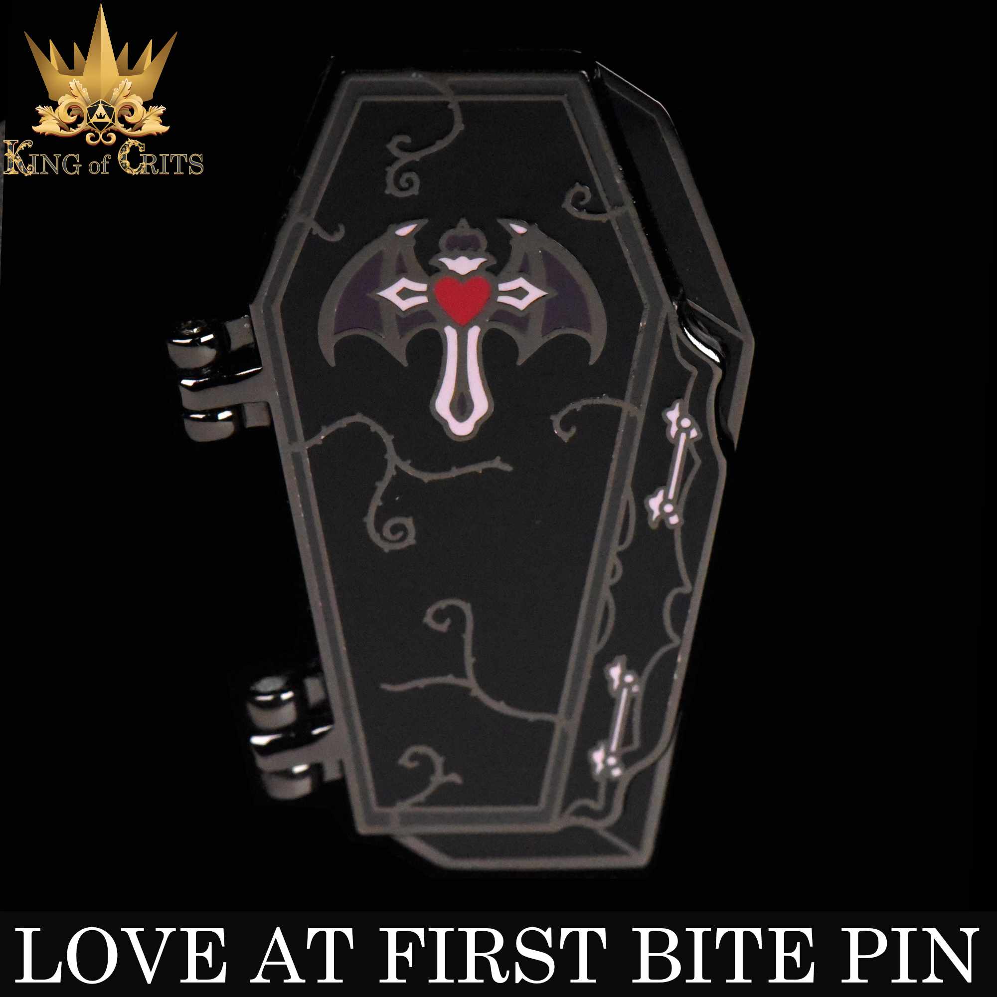 Love at first Bite Enamel Pin - Image 3