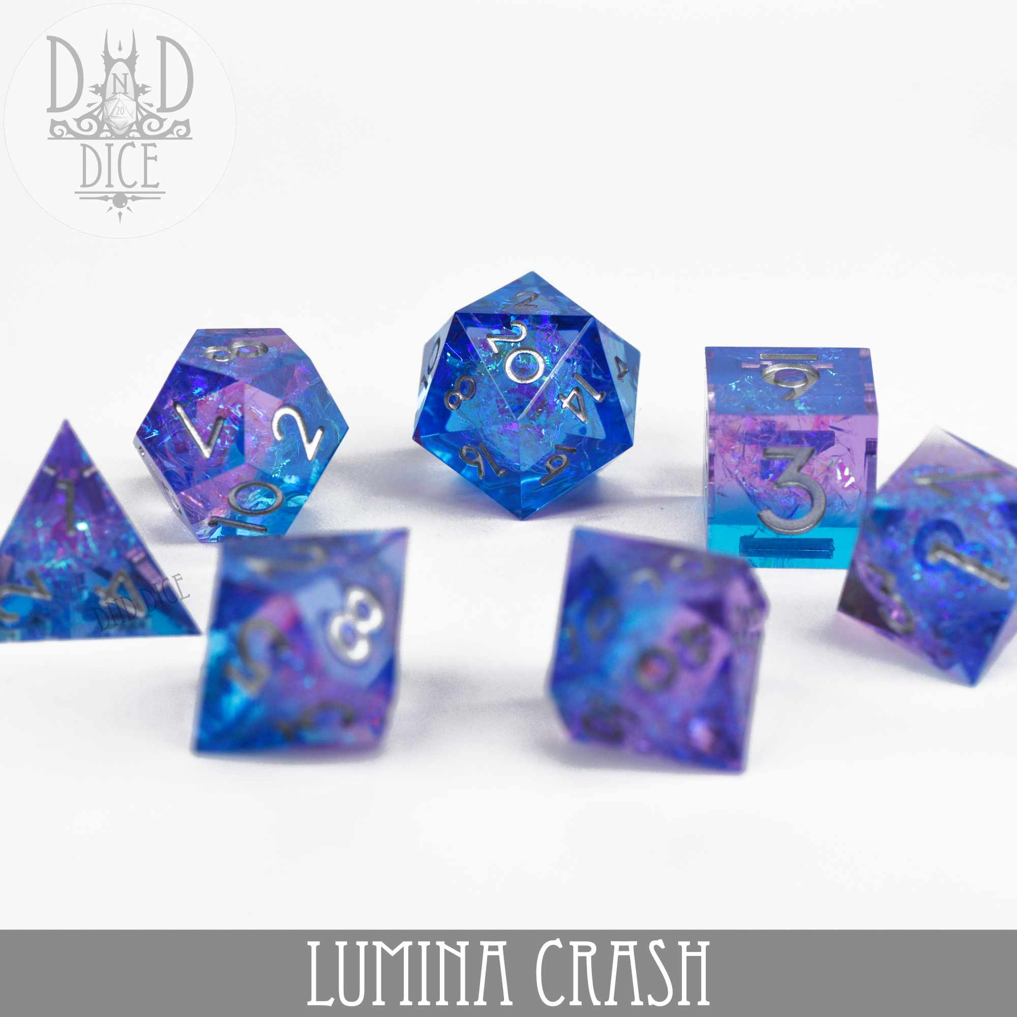 Lumina Crash Handmade Dice Set - Image 3
