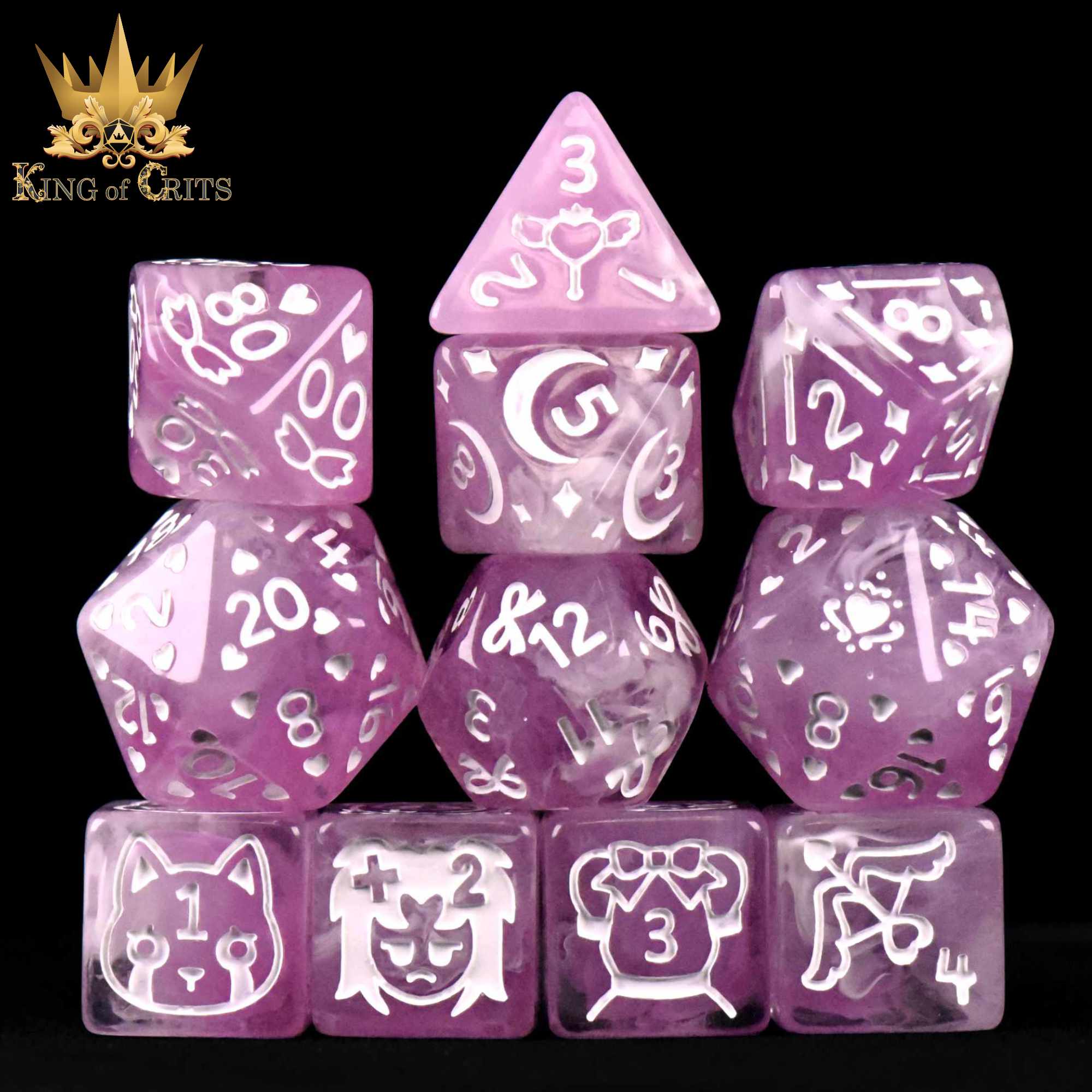 Magical Girls 11 Dice Set - Image 2