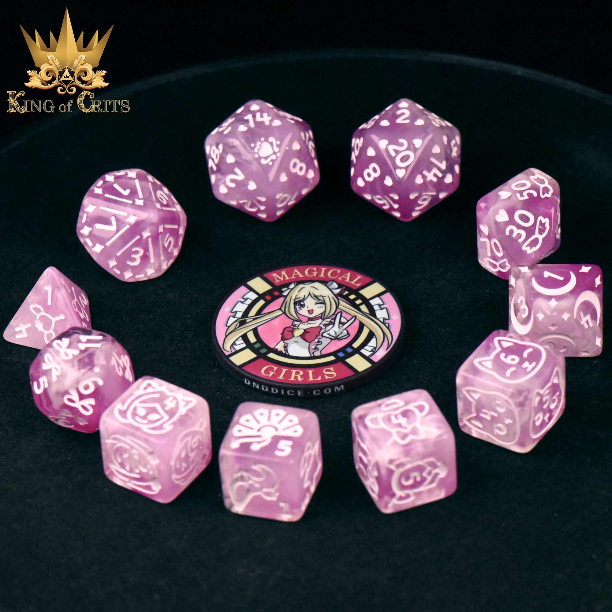 Magical Girls 11 Dice Set - Image 3