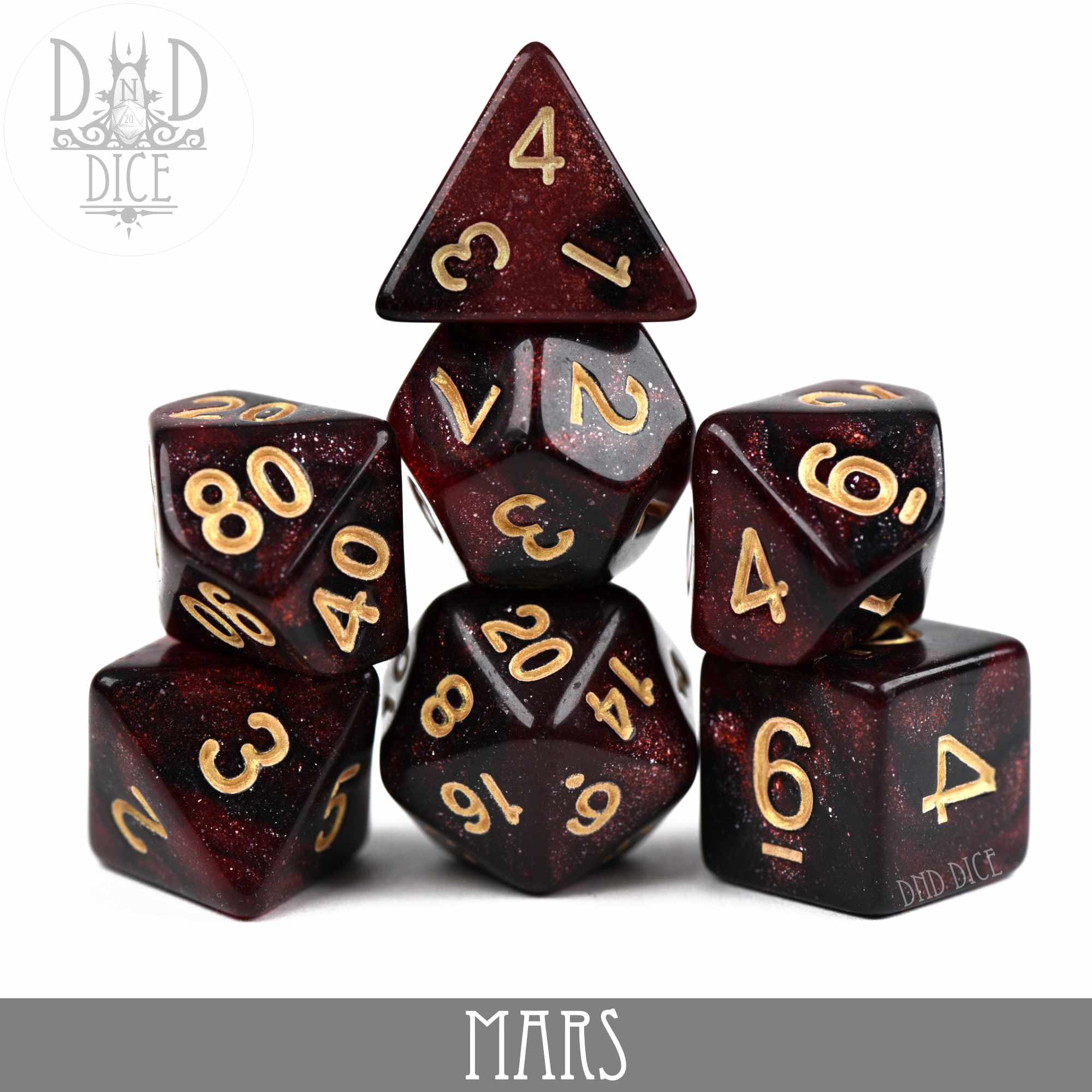 Mars Galaxy 7 or 11 Dice Set - Image 2