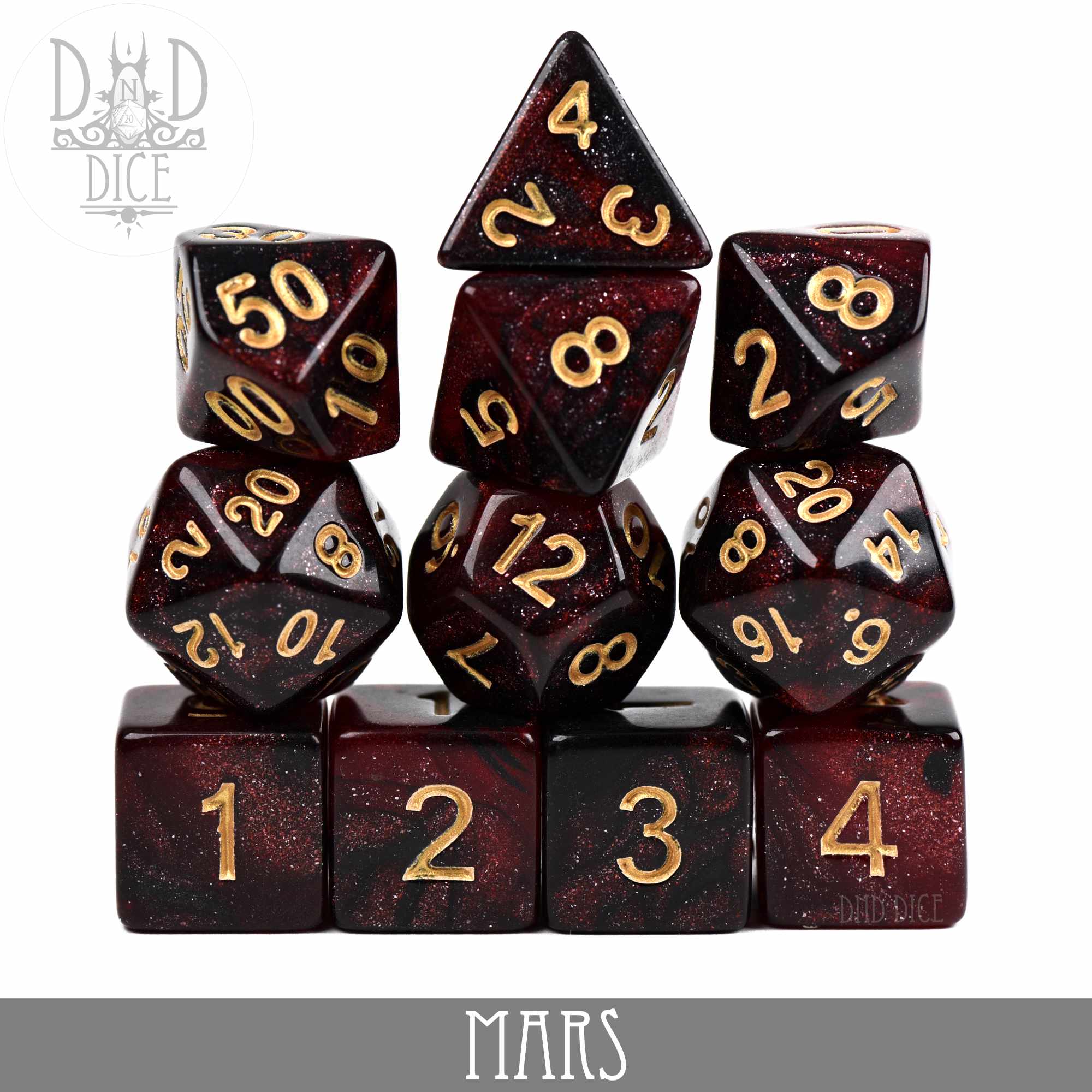 Mars Galaxy 7 or 11 Dice Set - Image 3