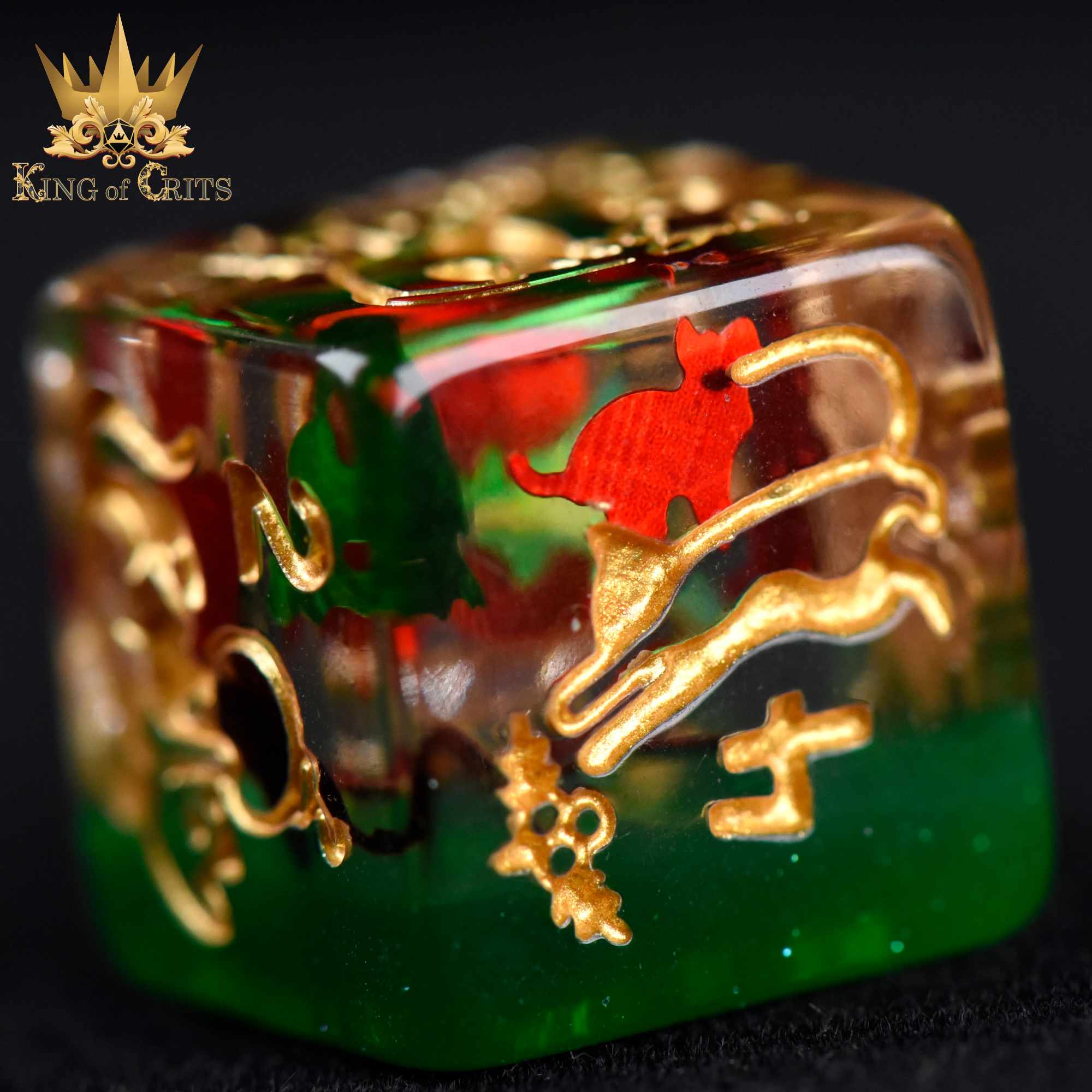 Merry Cat-Mas 11 Dice Set - Image 8