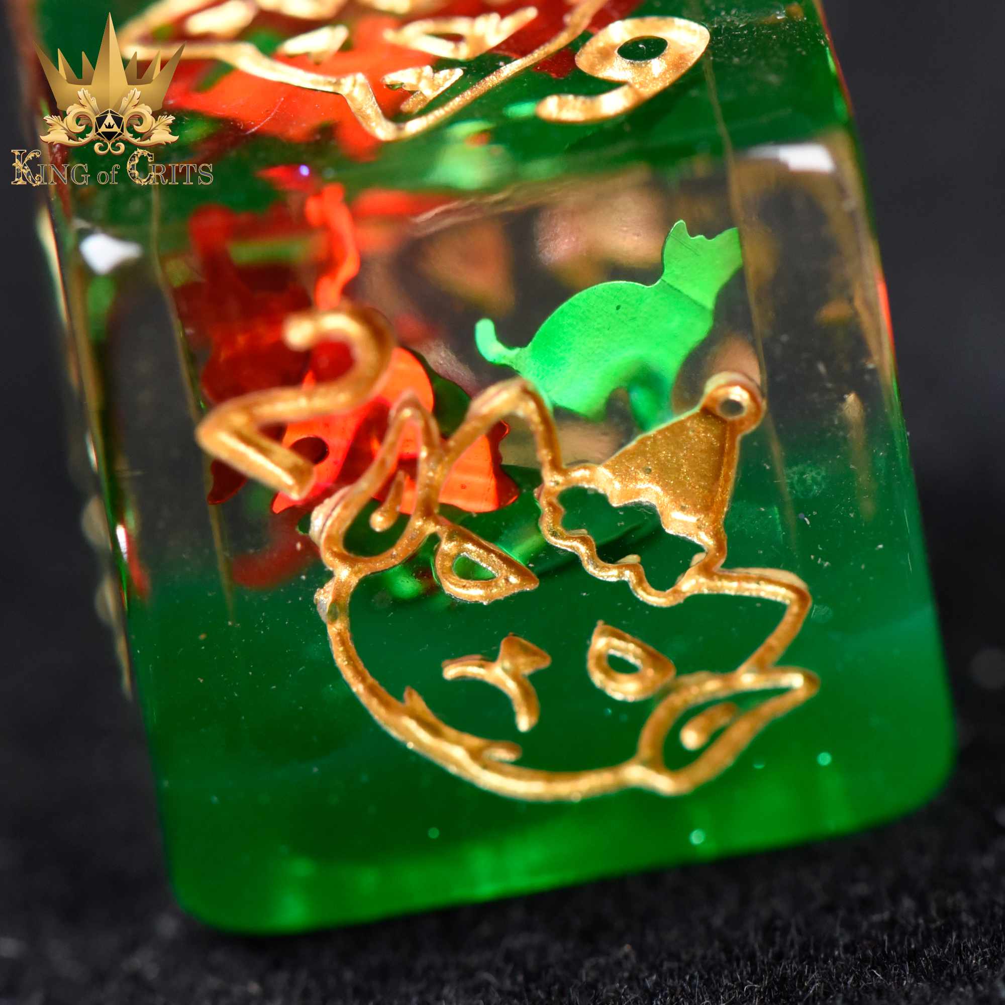 Merry Cat-Mas 11 Dice Set - Image 9