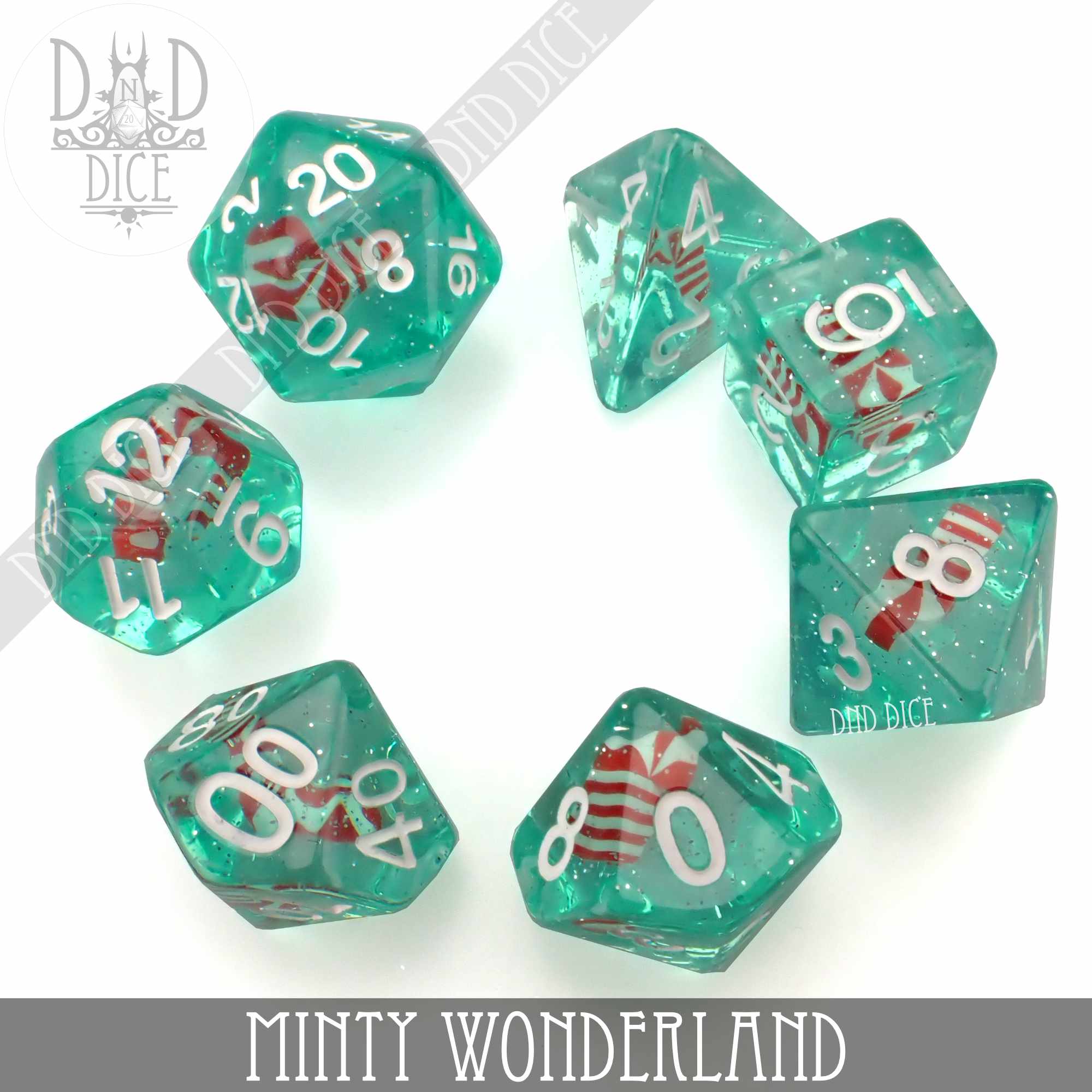 Minty Wonderland Dice Set - Image 3