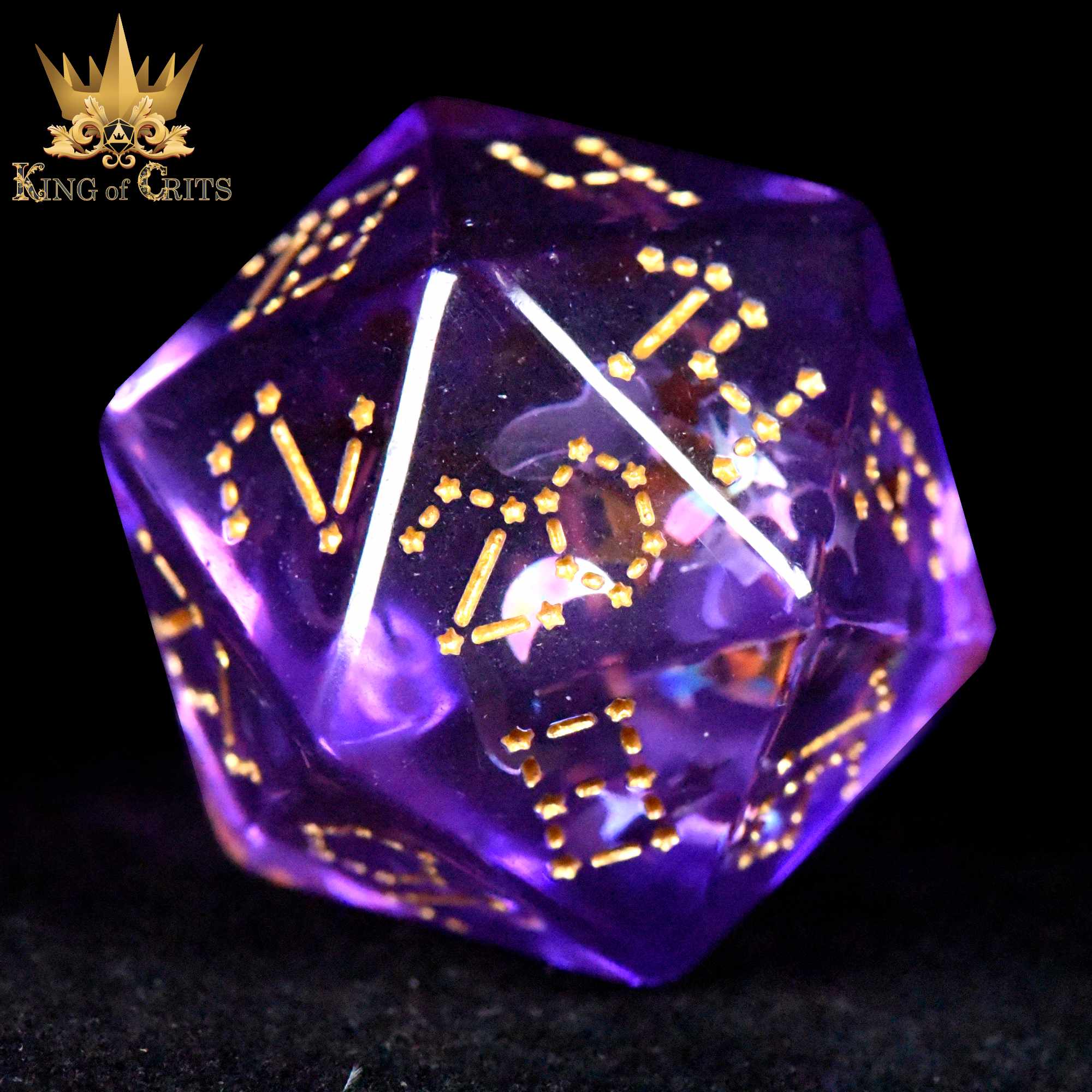 Moonlit Night 12 Dice Set - Image 4