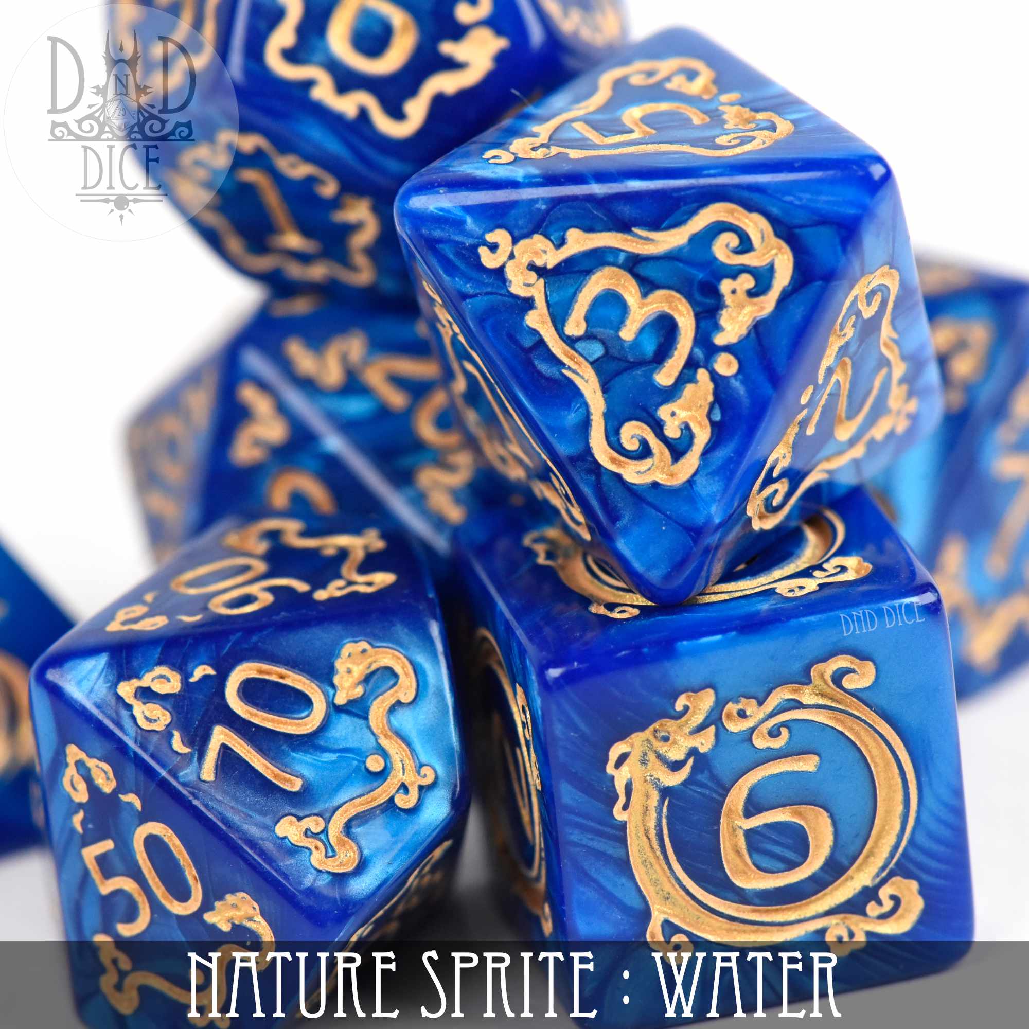 Nature Sprite: Water Dice Set - Image 2
