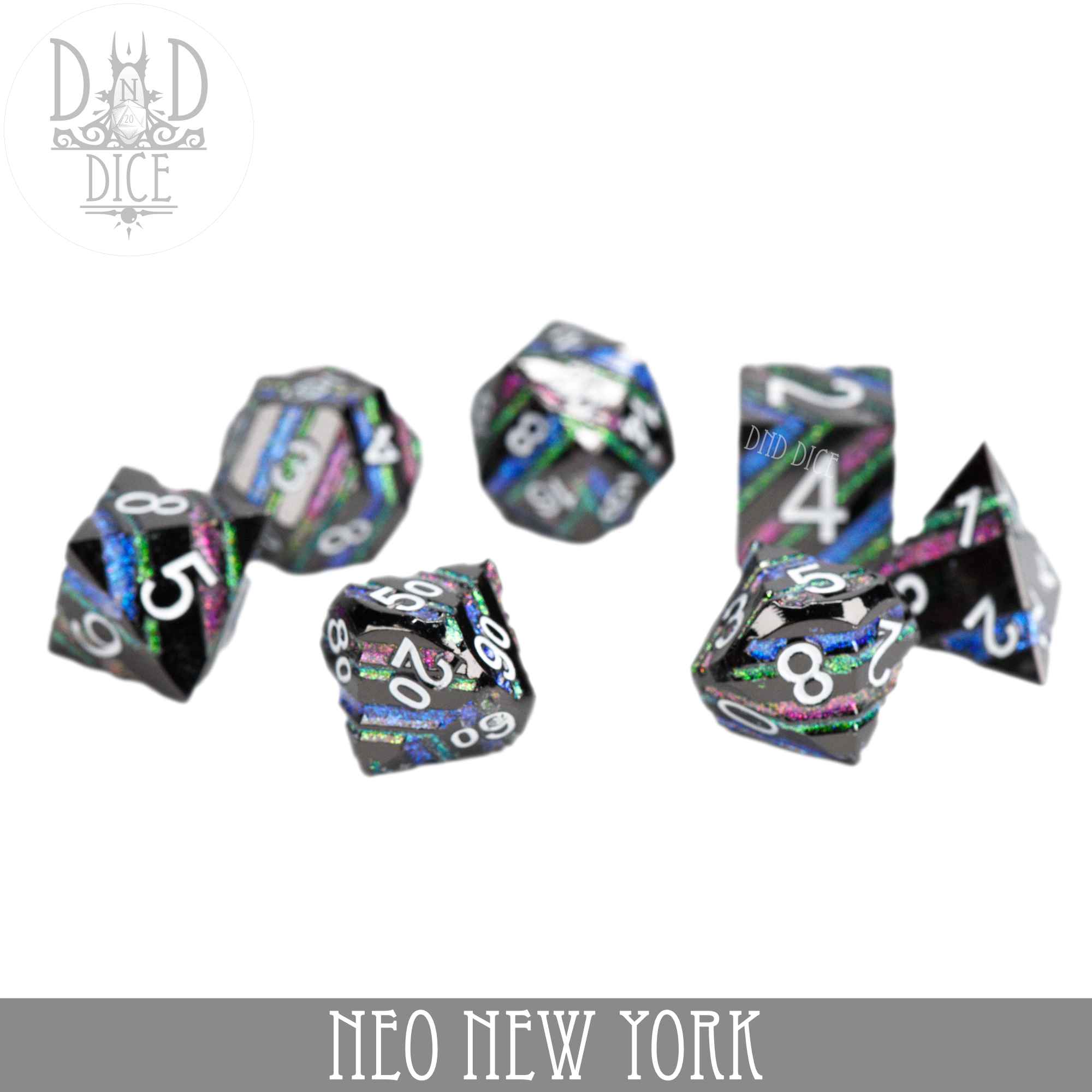 Neo New York Metal Dice Set - Image 3