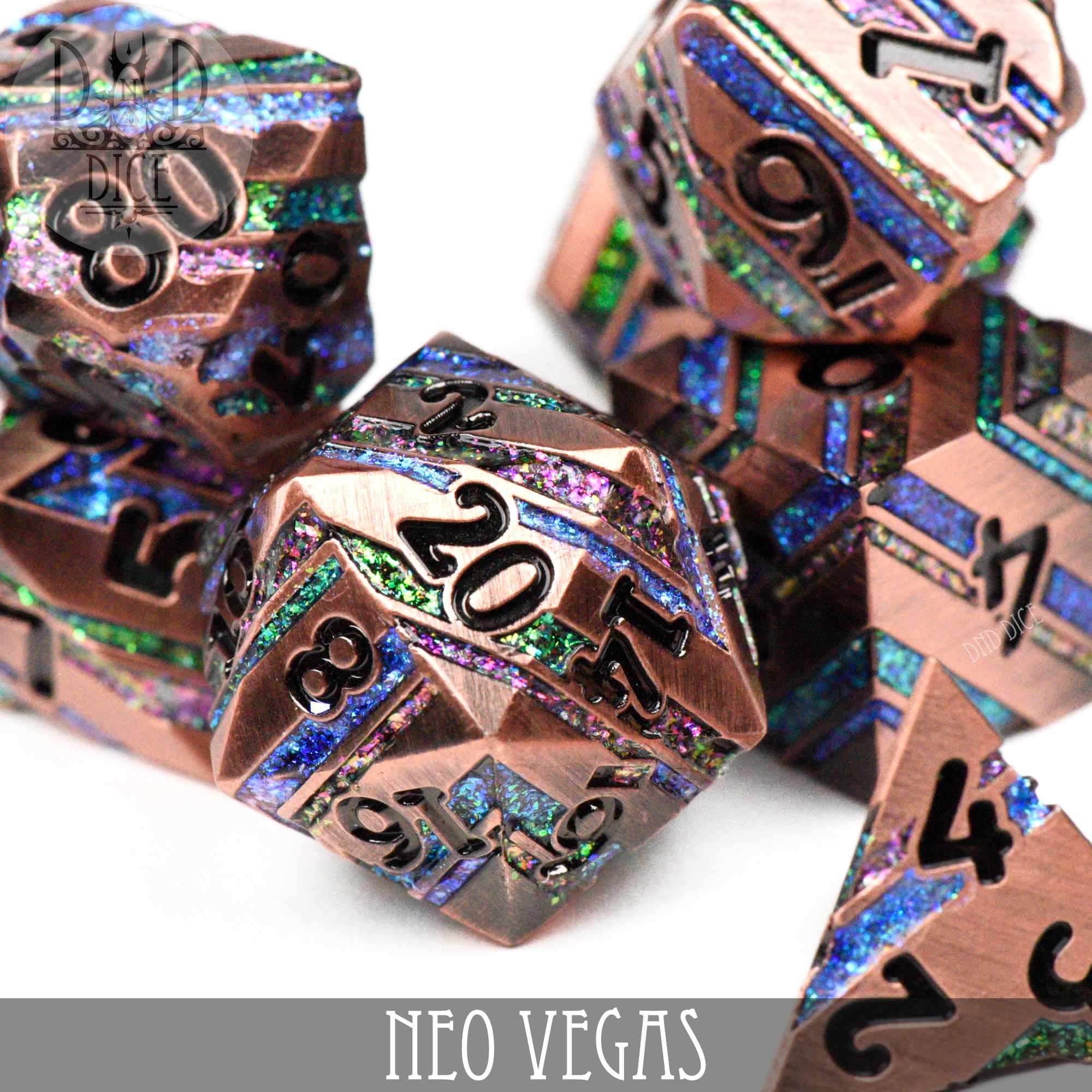 Neo Vegas Metal Dice Set - Image 2
