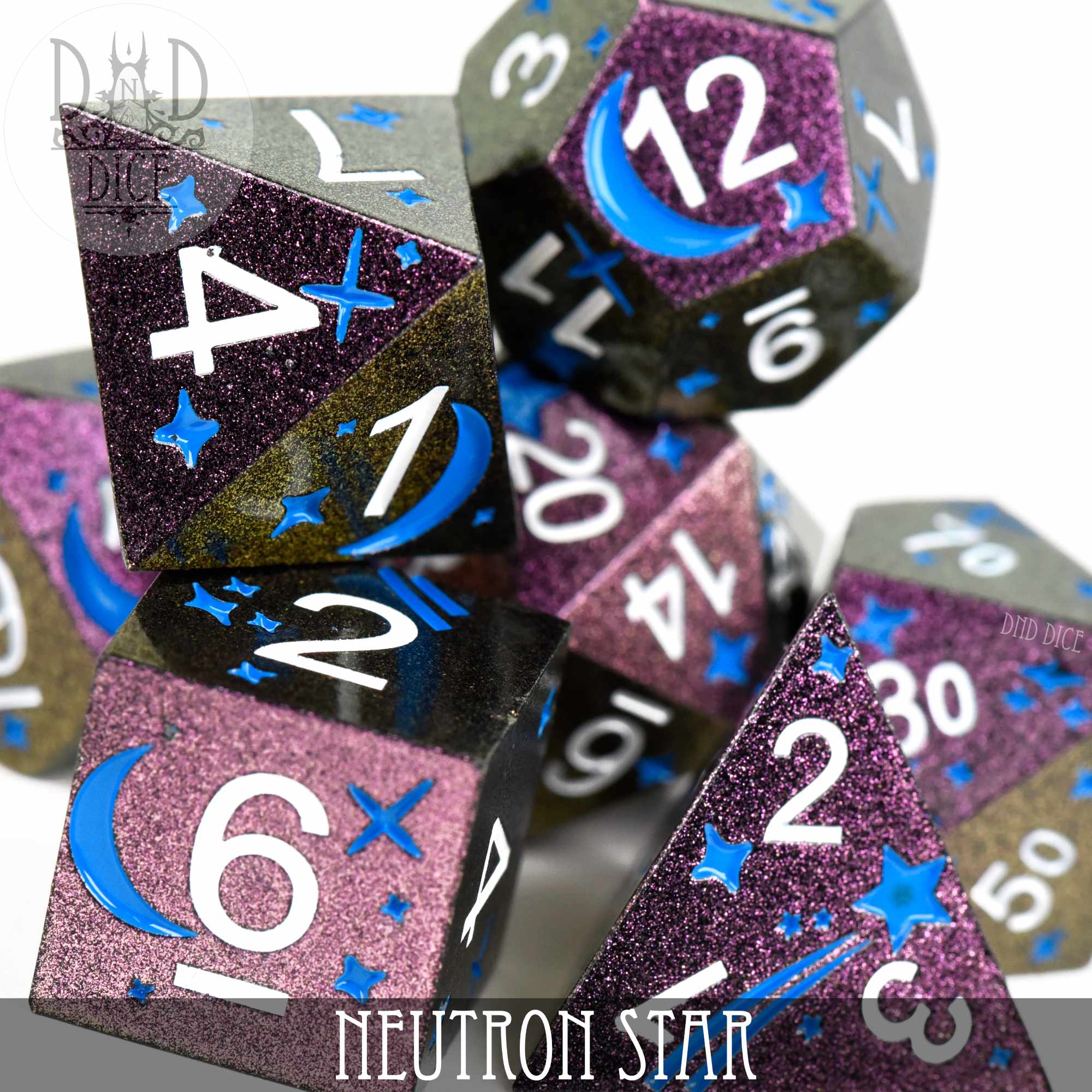 Neutron Star Metal Dice Set - Image 2