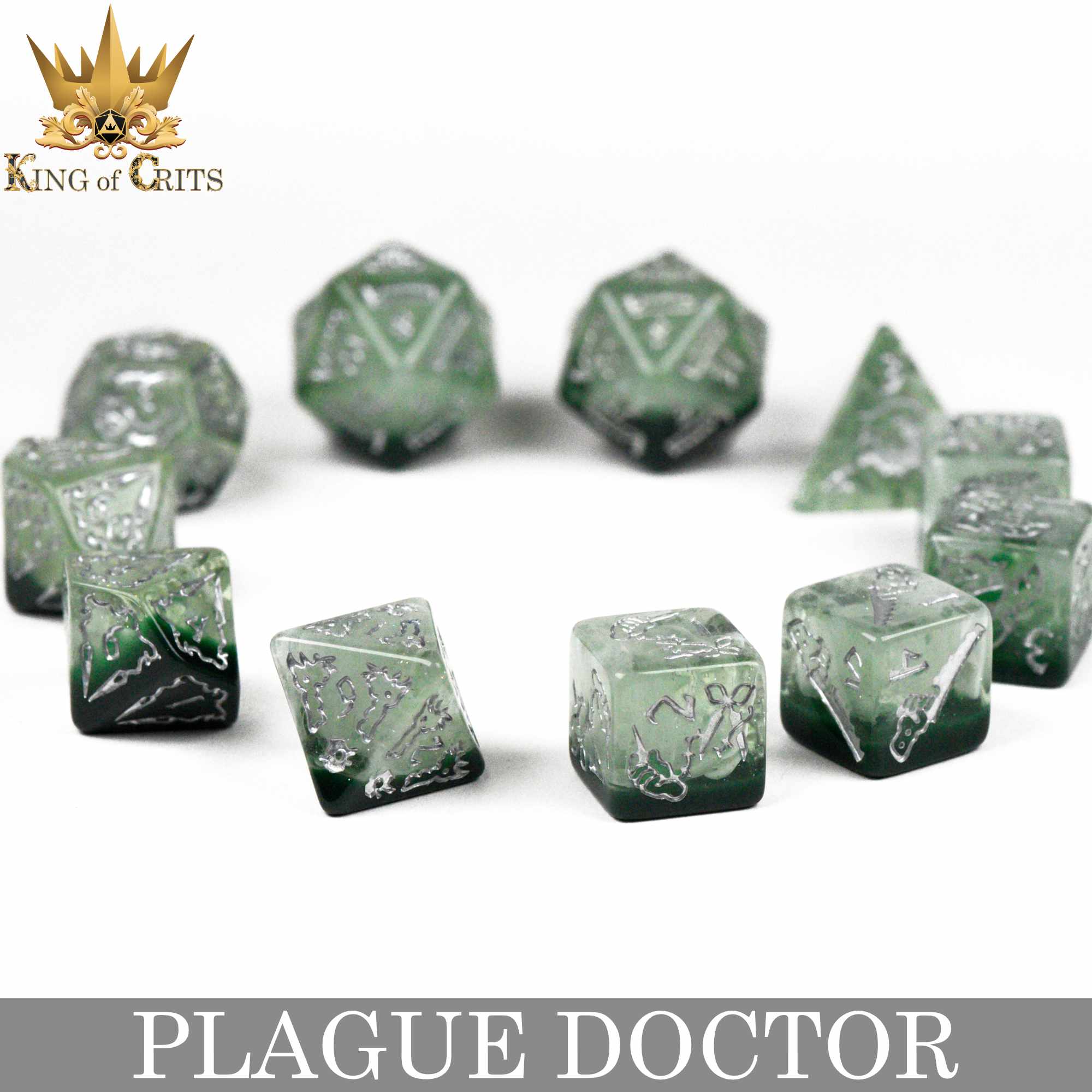 Plague Doctor 11 Dice Set - Image 3