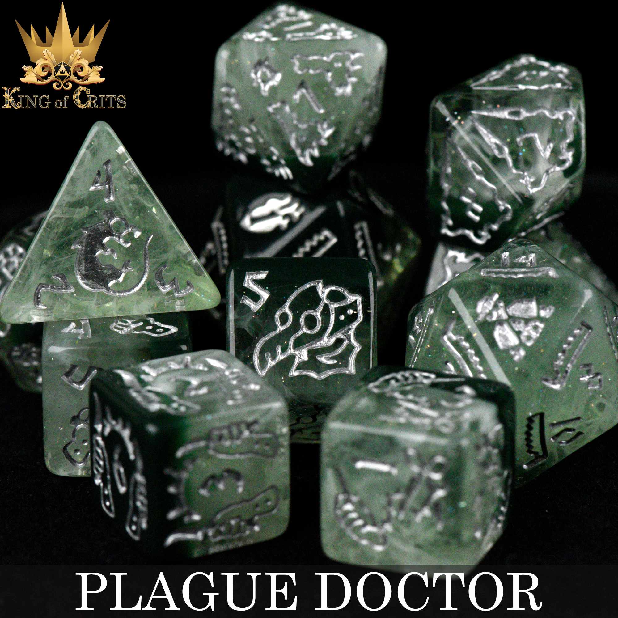 Plague Doctor 11 Dice Set - Image 4