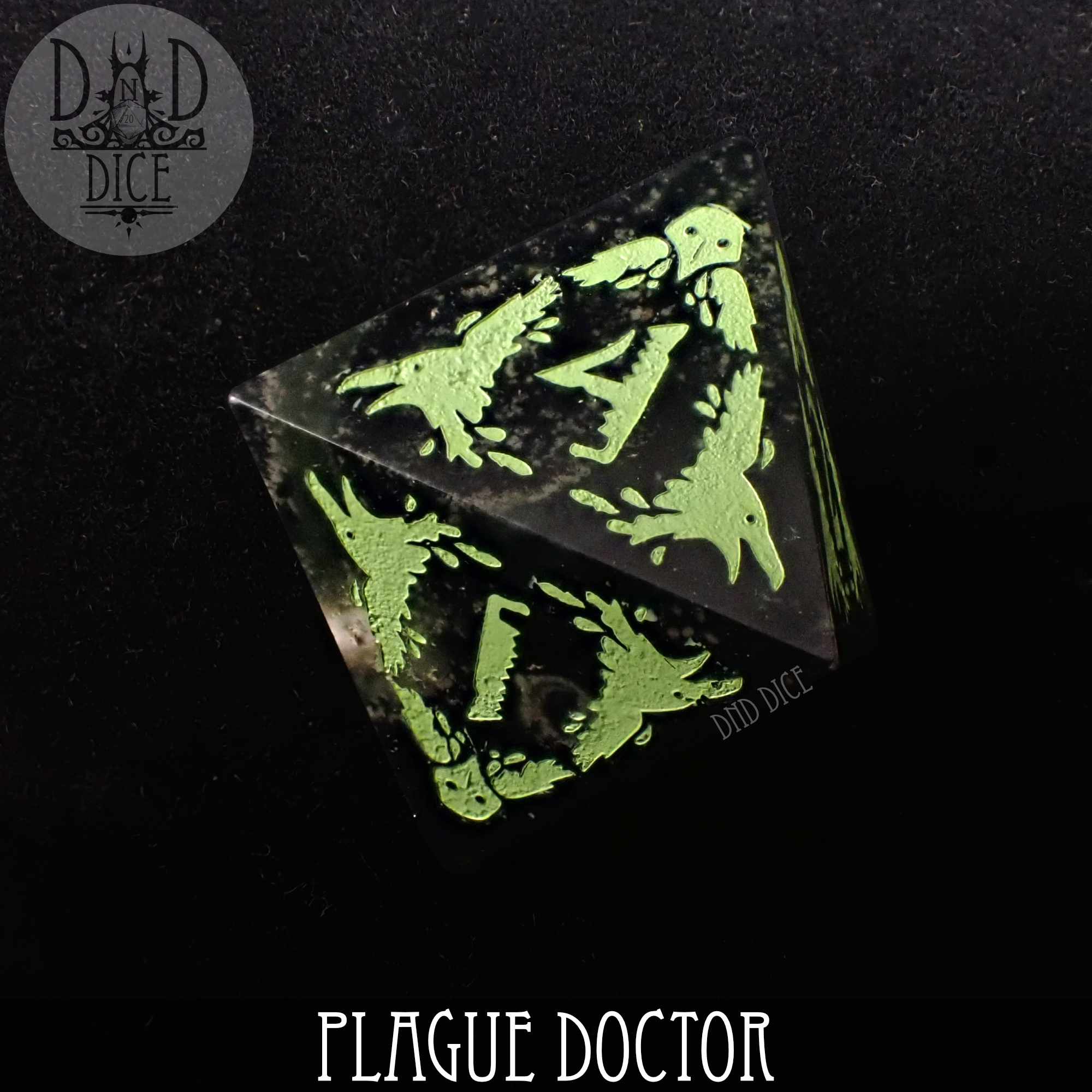 Plague Doctor Gemstone Dice Set (Gift Box) - Image 7