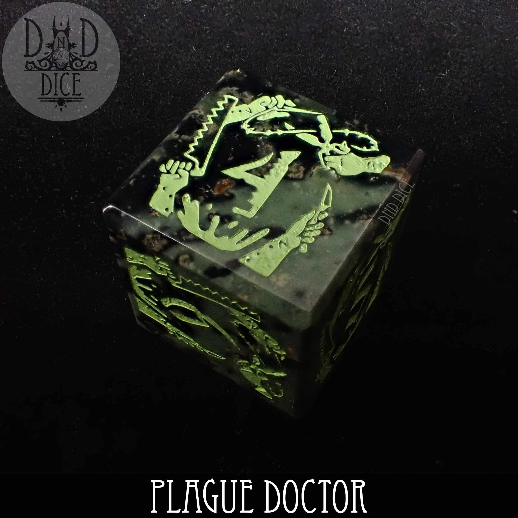 Plague Doctor Gemstone Dice Set (Gift Box) - Image 8