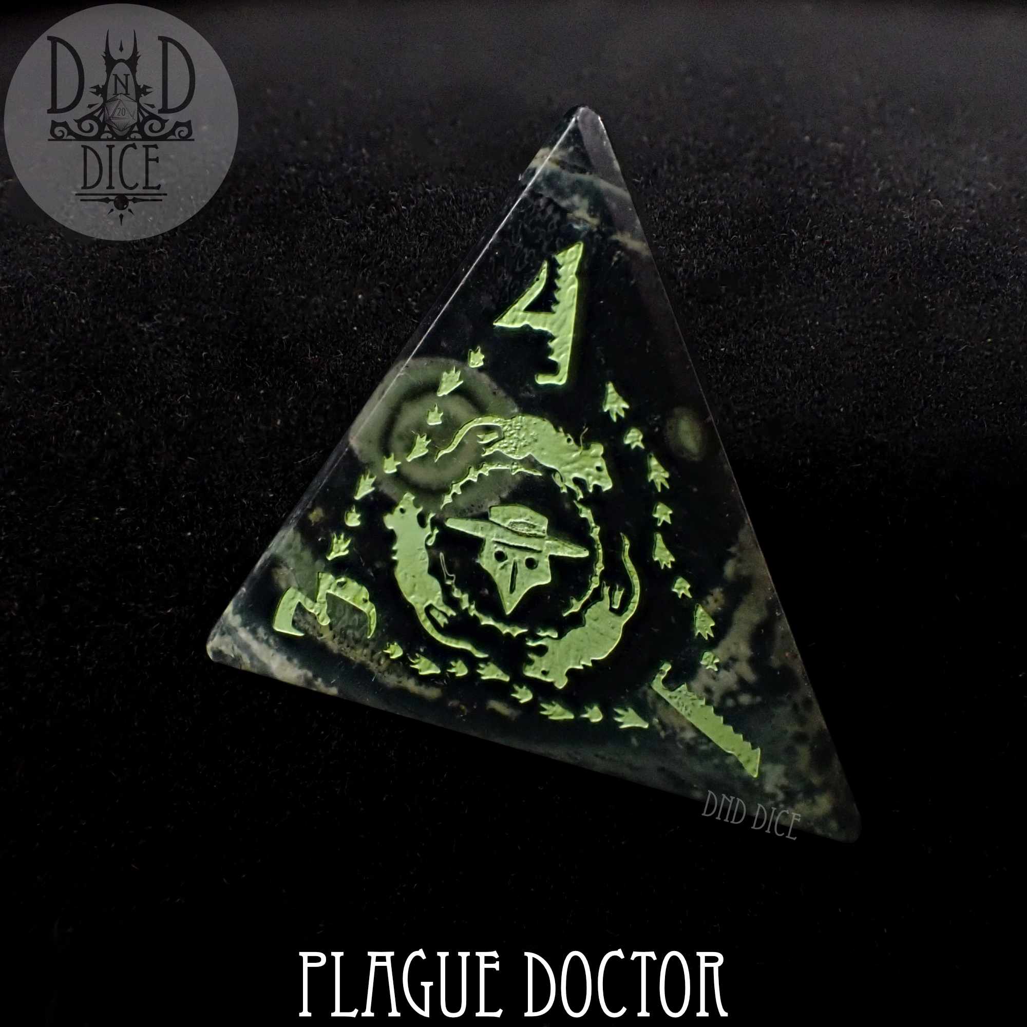 Plague Doctor Gemstone Dice Set (Gift Box) - Image 9