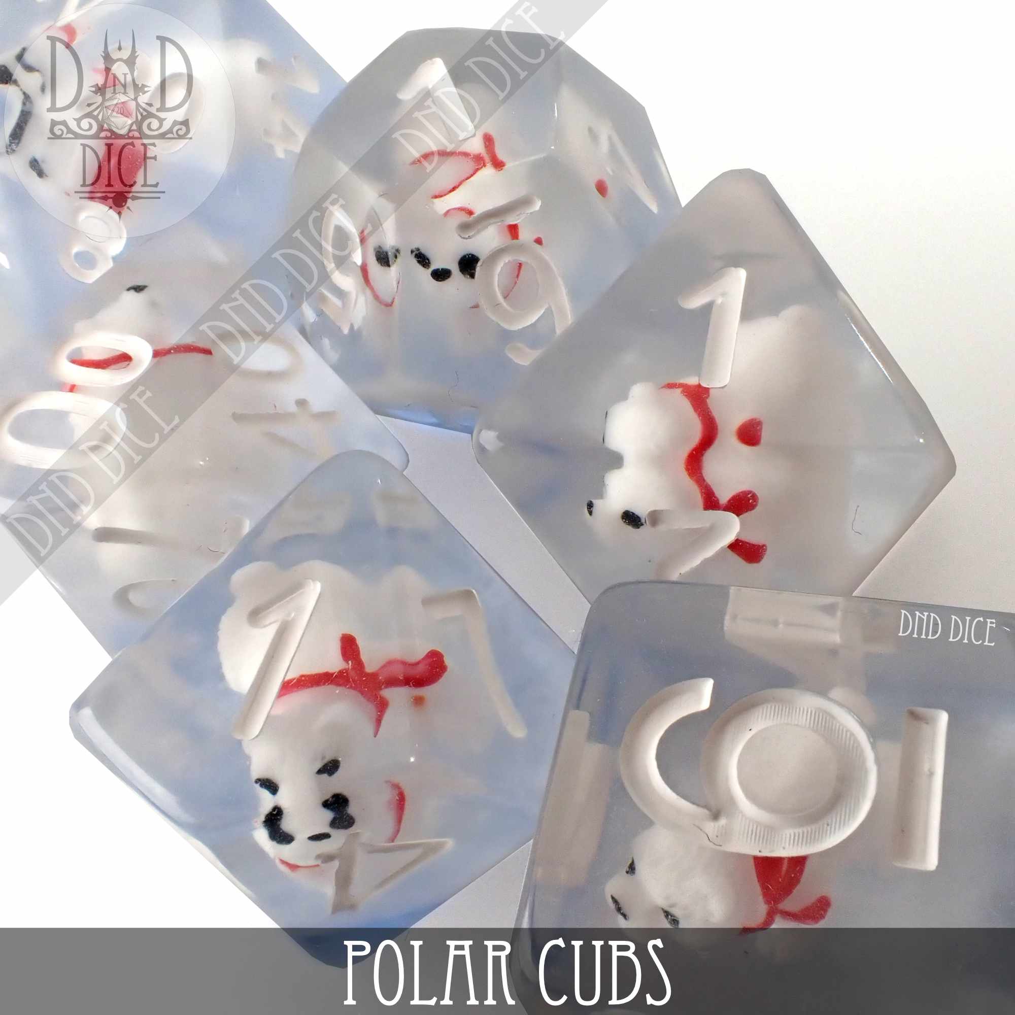 Polar Cubs Dice Set - Image 2