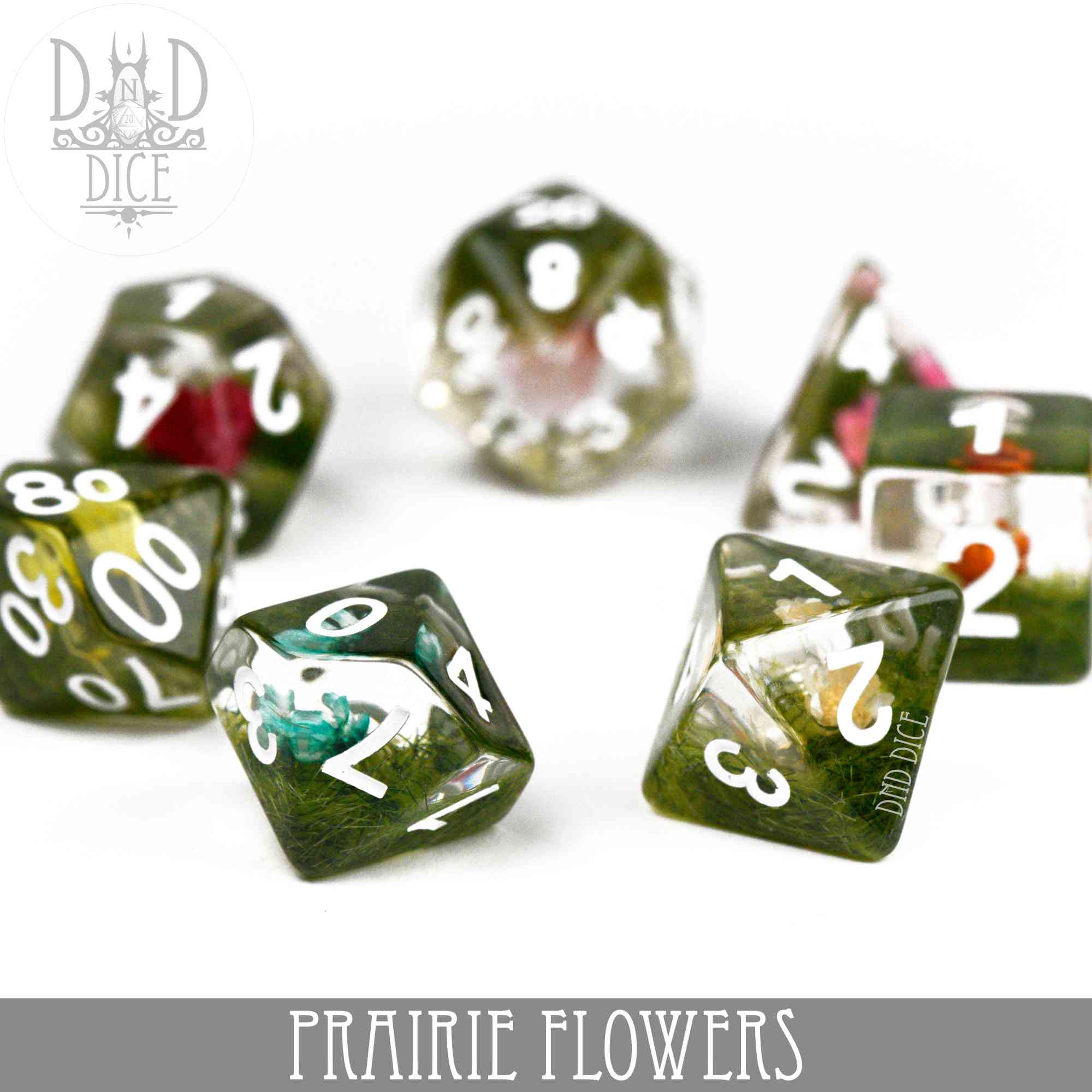 Prairie Flowers Dice Set - Image 4