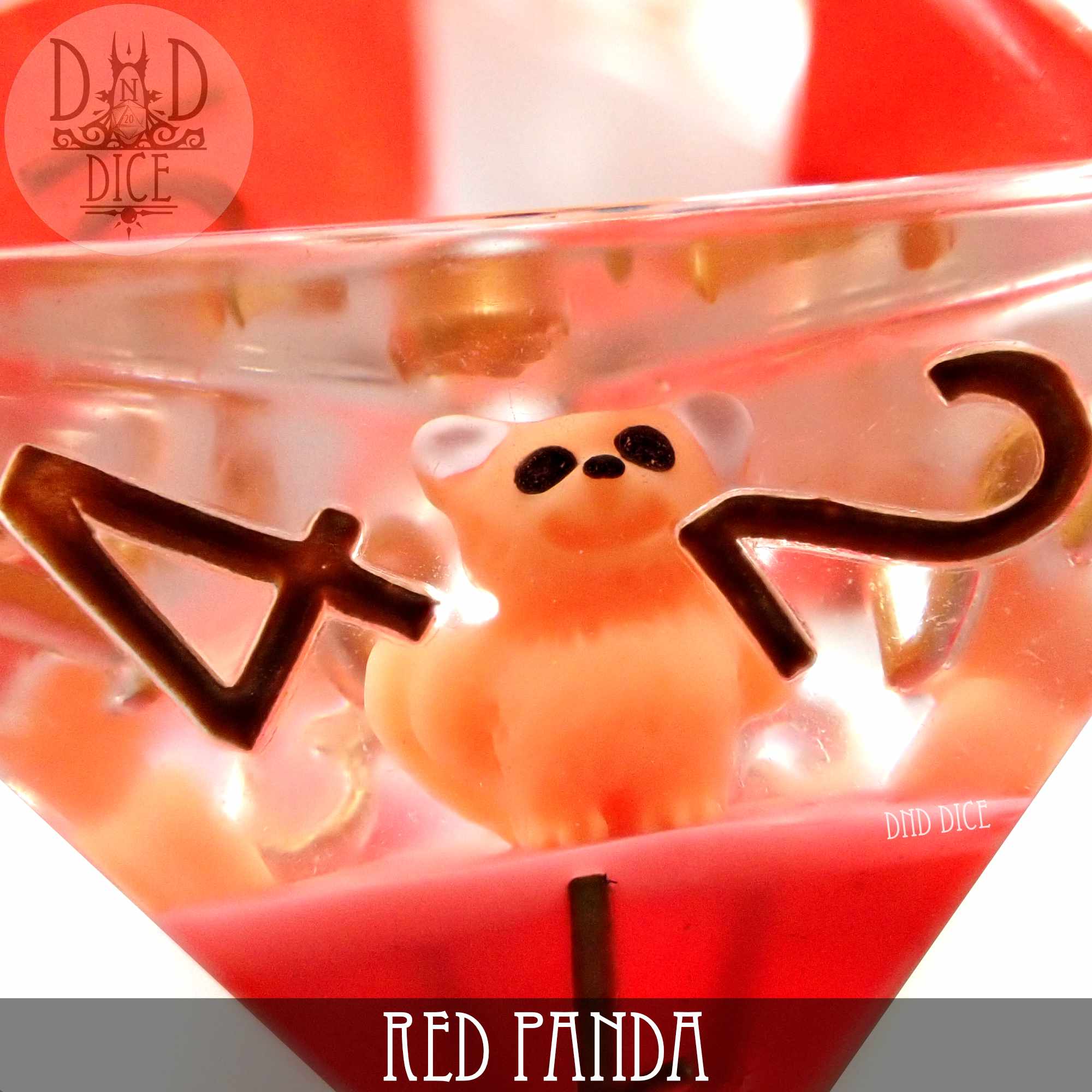 Red Panda Dice Set - Image 5
