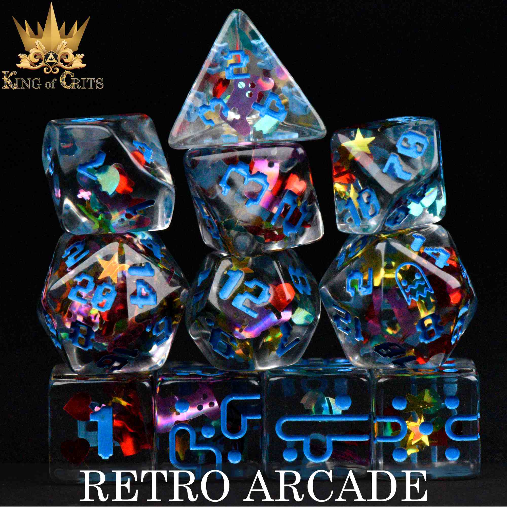 Retro Arcade 11 Dice Set - Image 2