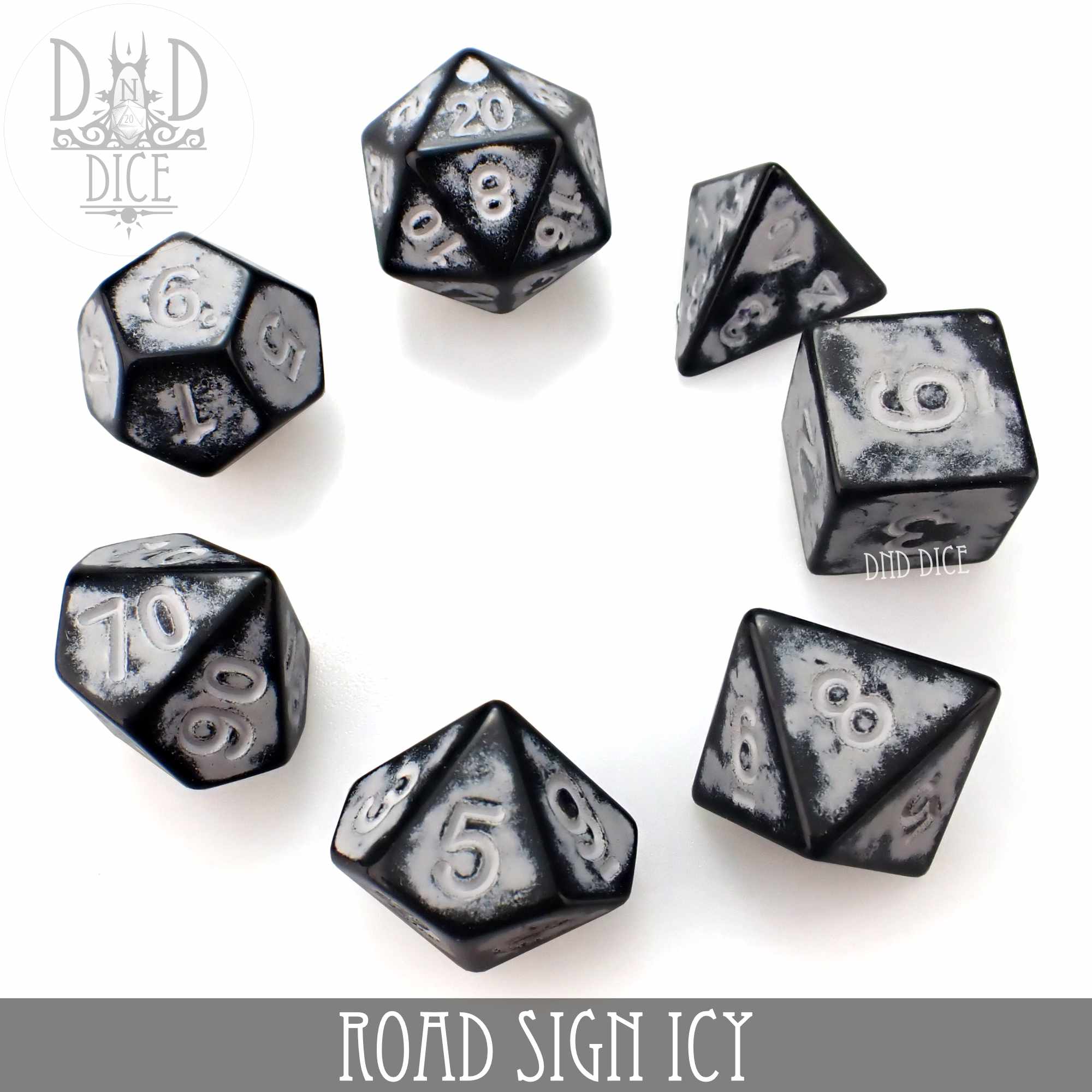 Road Sign Icy Dice Set - Image 3