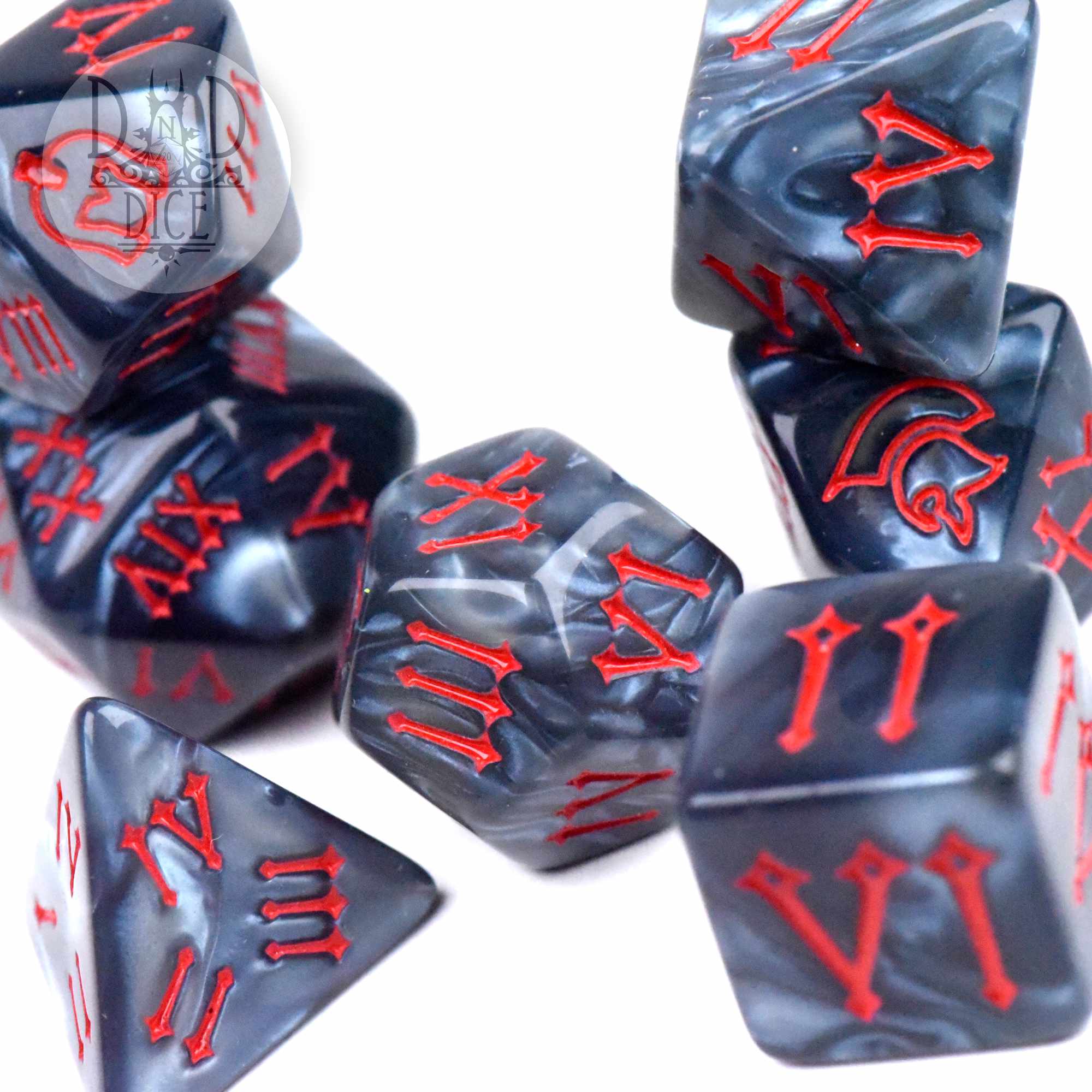 Roman Legion Grey Dice Set - Image 2