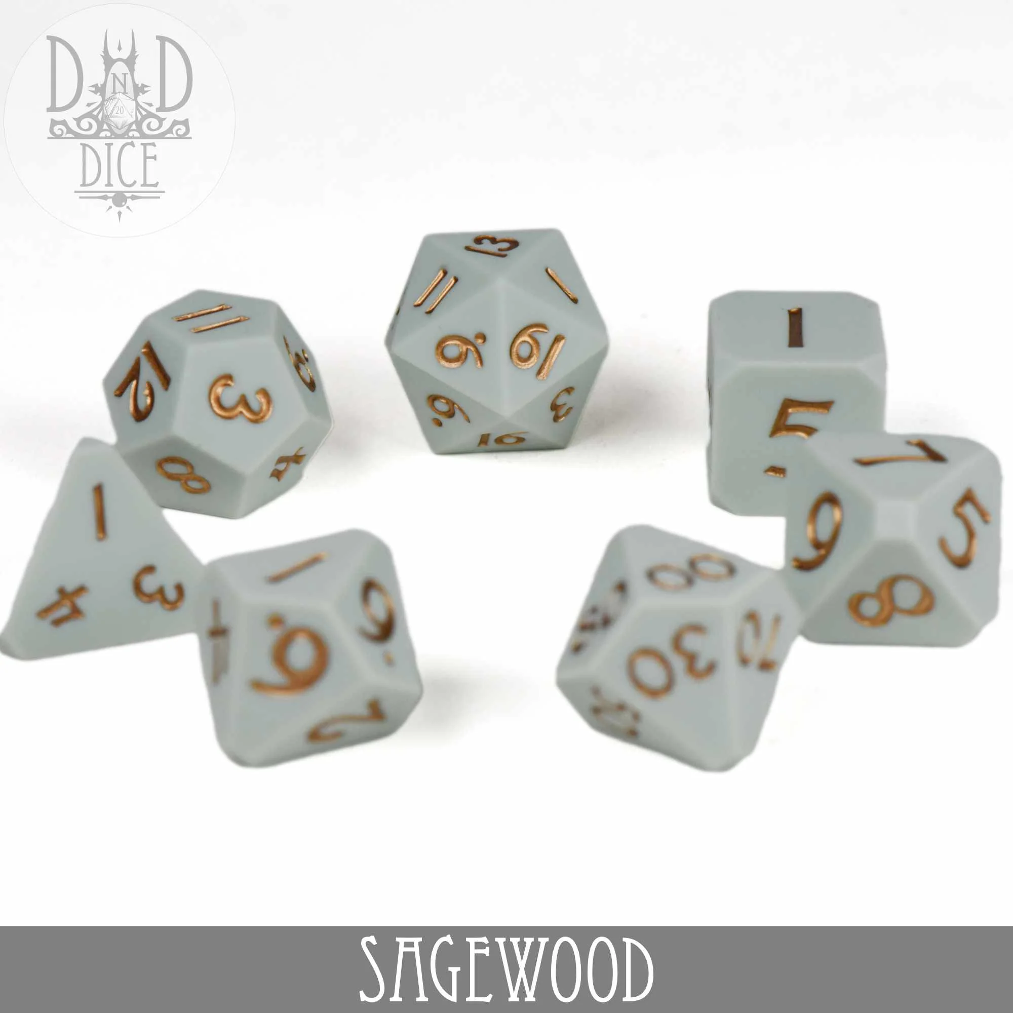 Sagewood Silicone Dice Set - Image 2