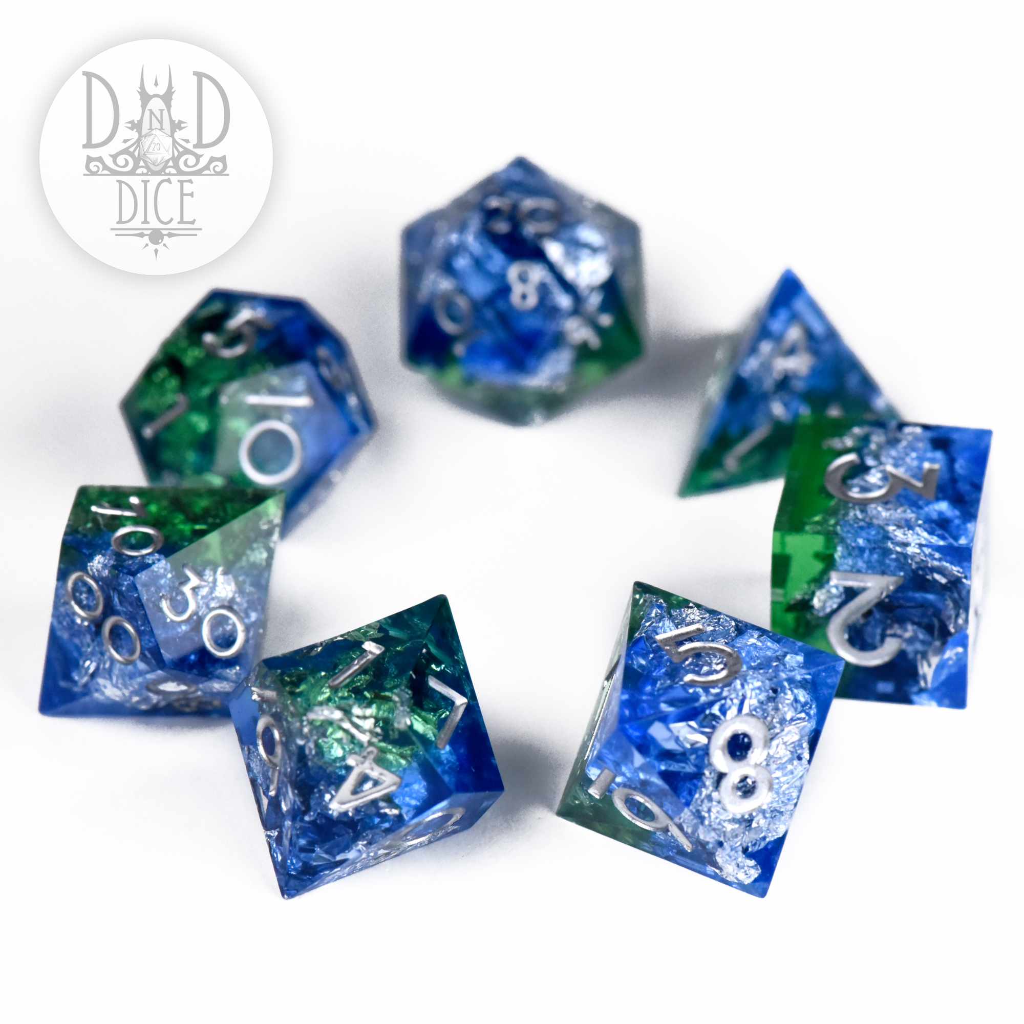 Silver Shores Handmade Dice Set - Image 3