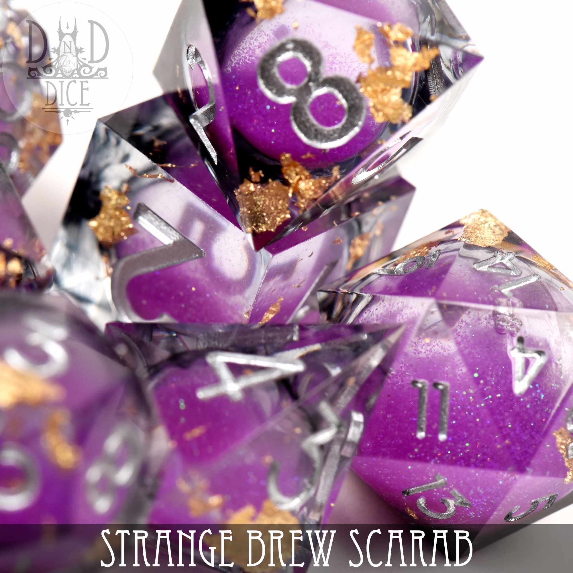 Strange Brew : Scarab Liquid Core Dice Set - Image 2