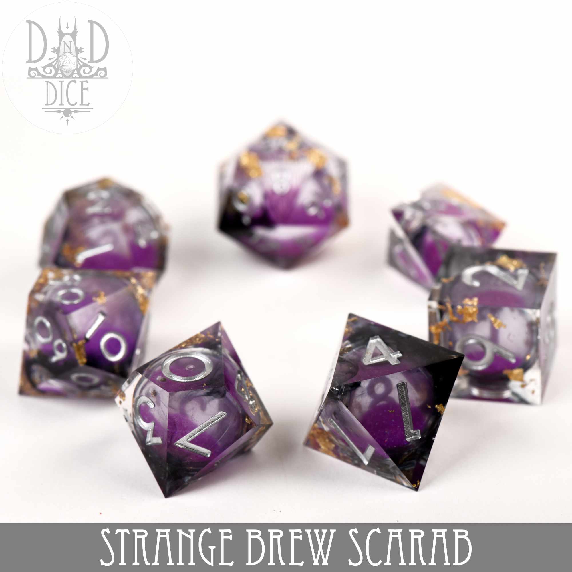 Strange Brew : Scarab Liquid Core Dice Set - Image 3