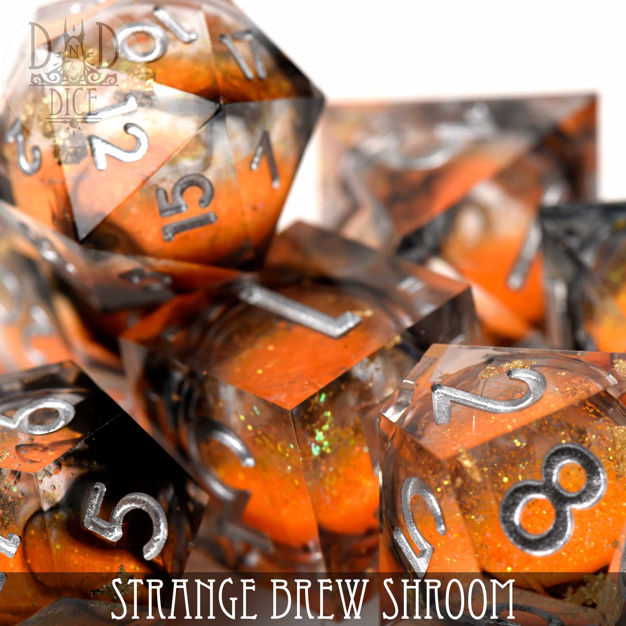 Strange Brew : Shroom Liquid Core Dice Set - Image 2
