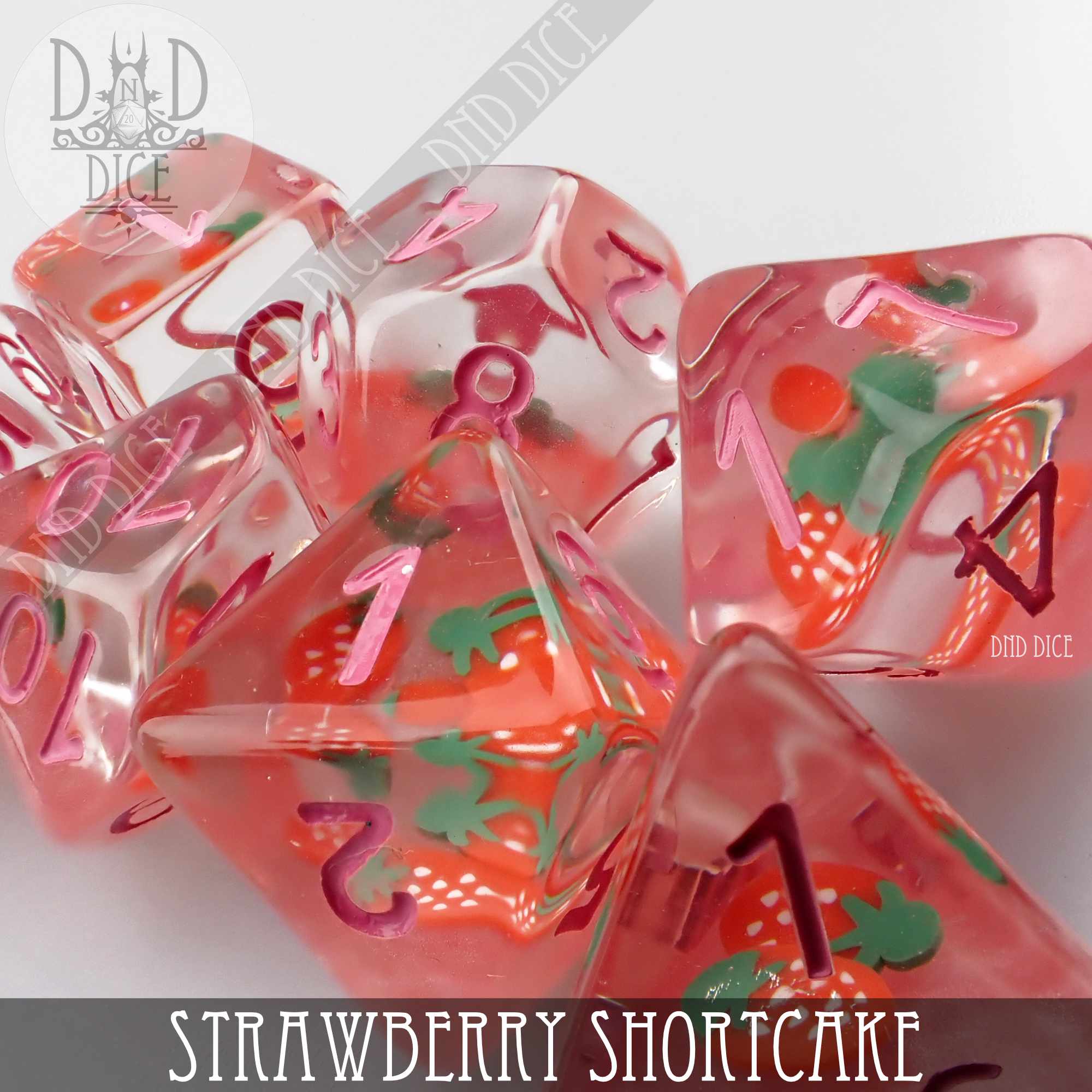 Strawberry Shortcake Dice Set - Image 2