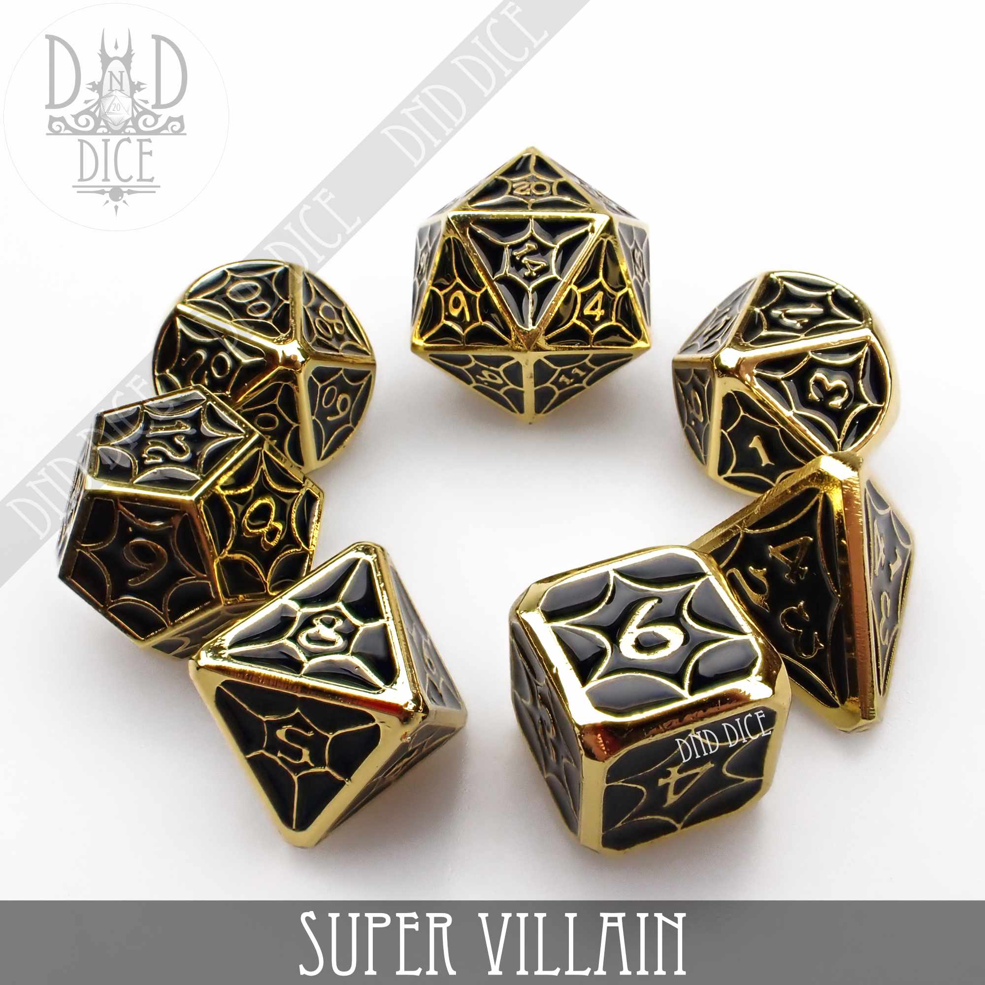 Super Villain Metal Dice Set - Image 3