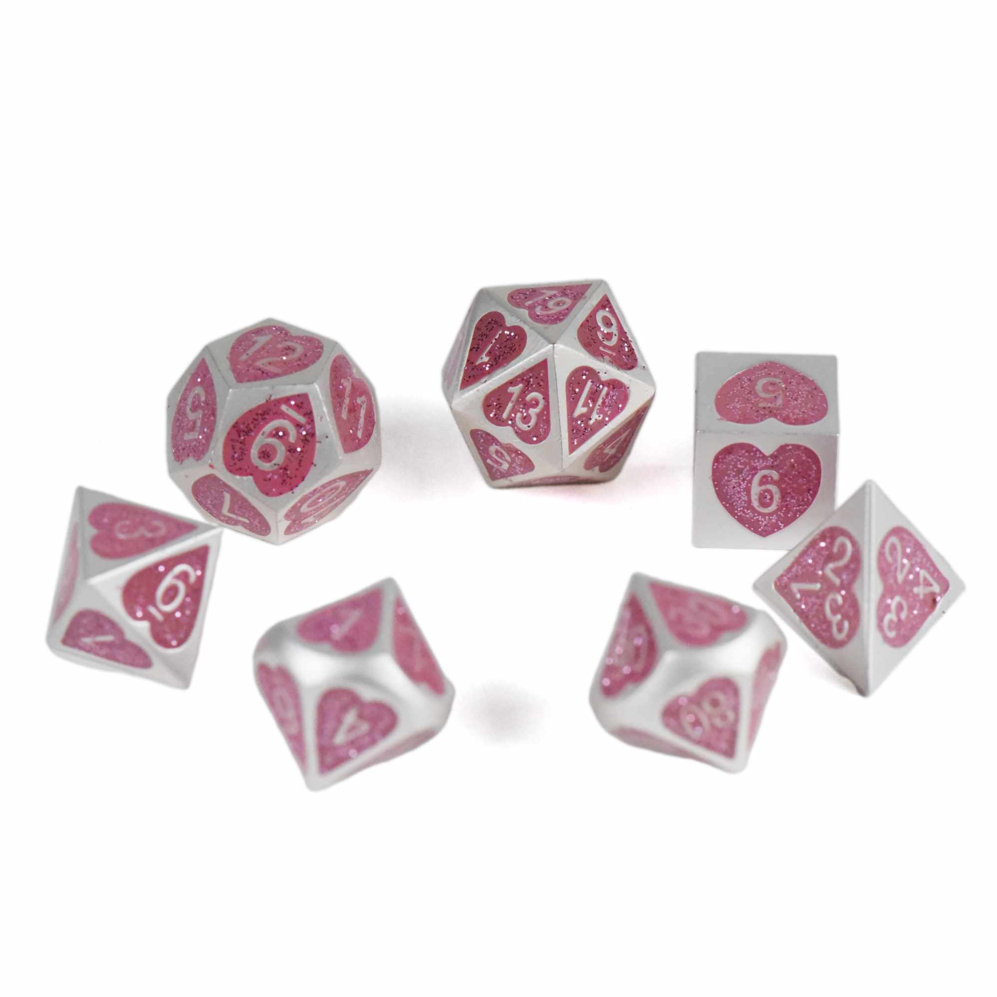 Tender Heart Metal Dice Set - Image 3
