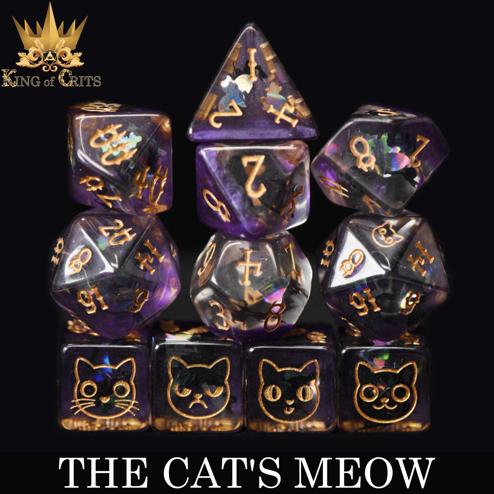Cat's Meow 11 Dice Set - Image 2